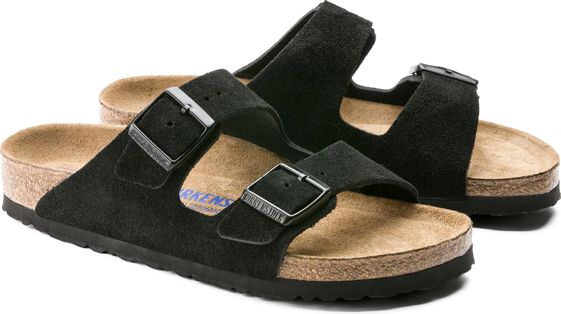 Arizona Soft Footbed Suede Black - Regular Fit - Image 2