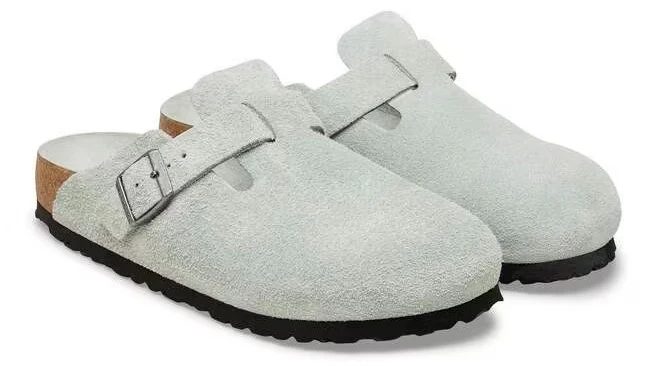 Boston Soft Footbed Suede Pure Sage Narrow Fit - Image 3