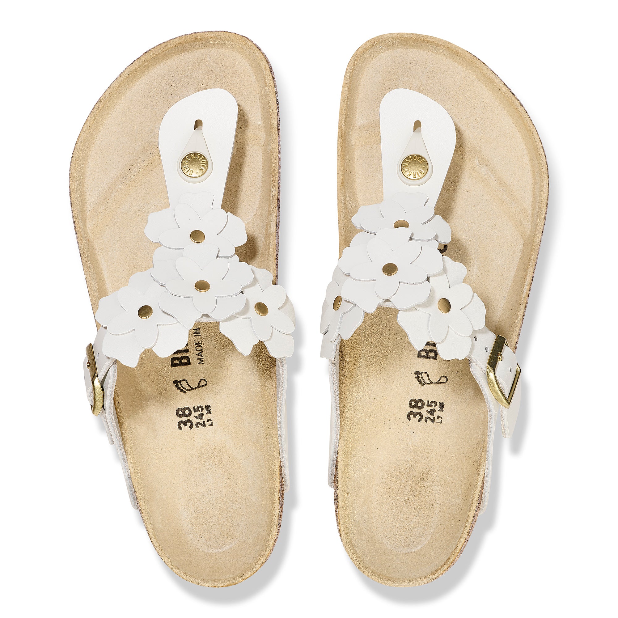 Gizeh Flowers White Regular Fit - Image 3