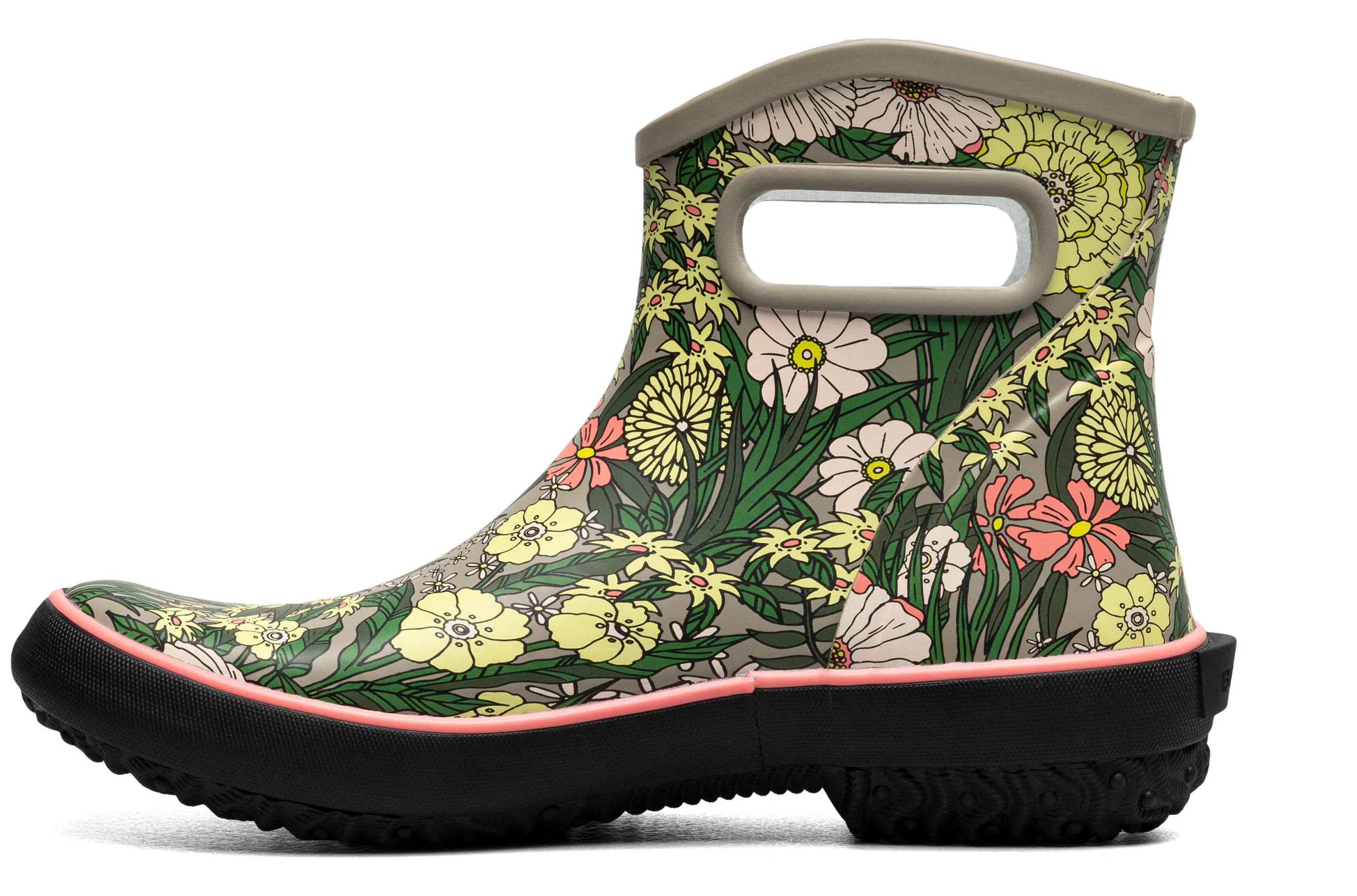Patch Ankle Vintage Floral Taupe Multi - Image 3