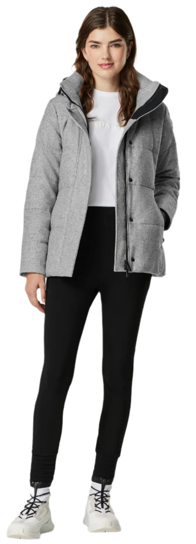 Chelsea Parka Alluraluxe Wool Baltic Grey - Image 2