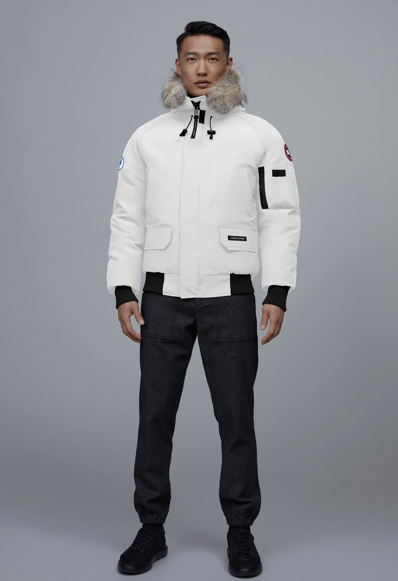 Pbi Chilliwack Bomber Jacket White - Image 2
