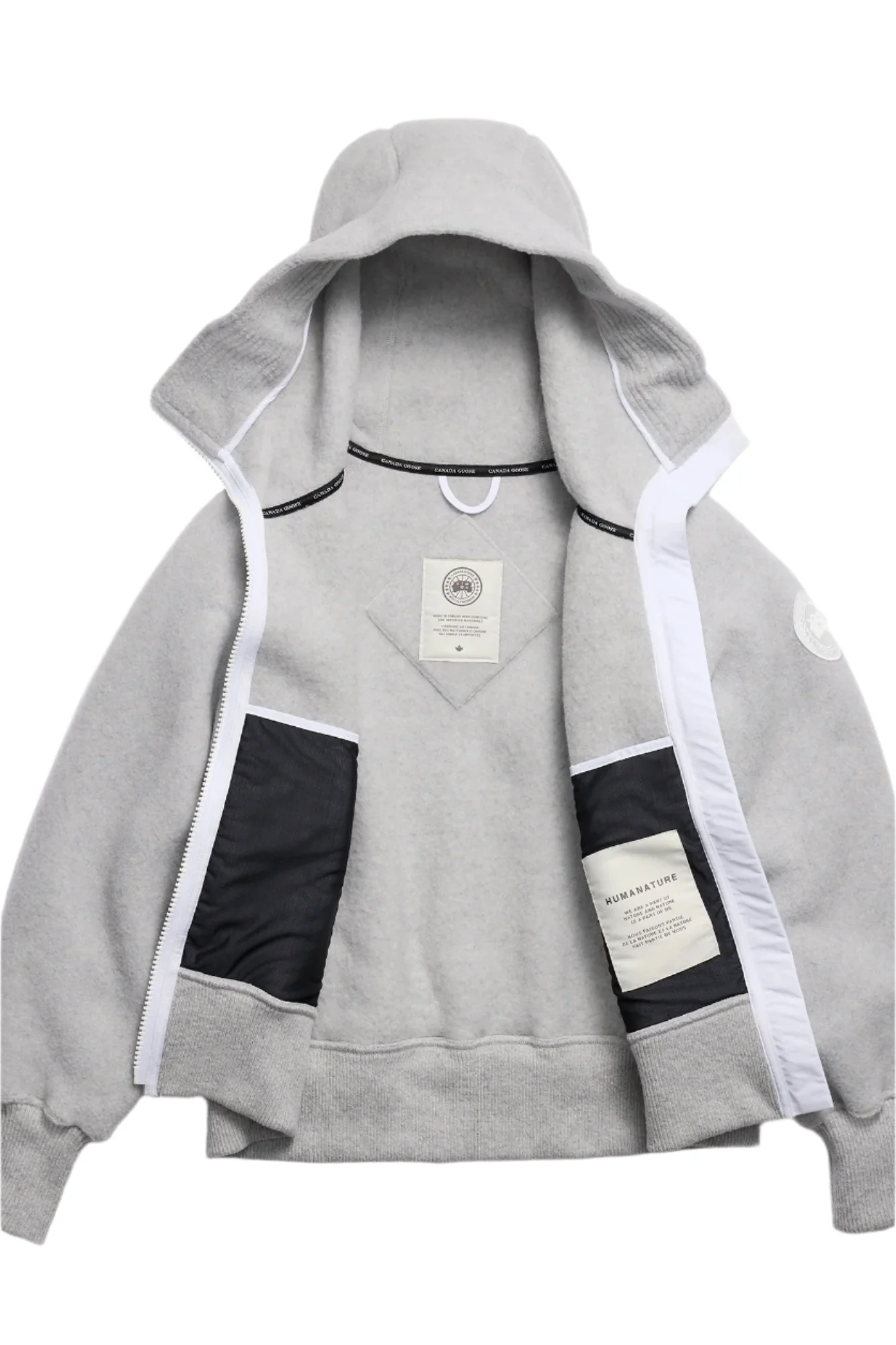 Women's Chilliwack Fleece Bomber - Humanature Silverbirch Heather - Image 7