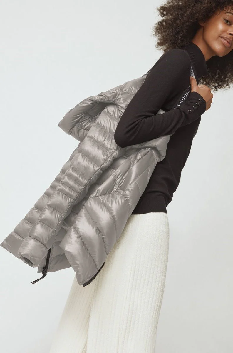 Cypress Hooded Down Jacket Limestone - Image 4