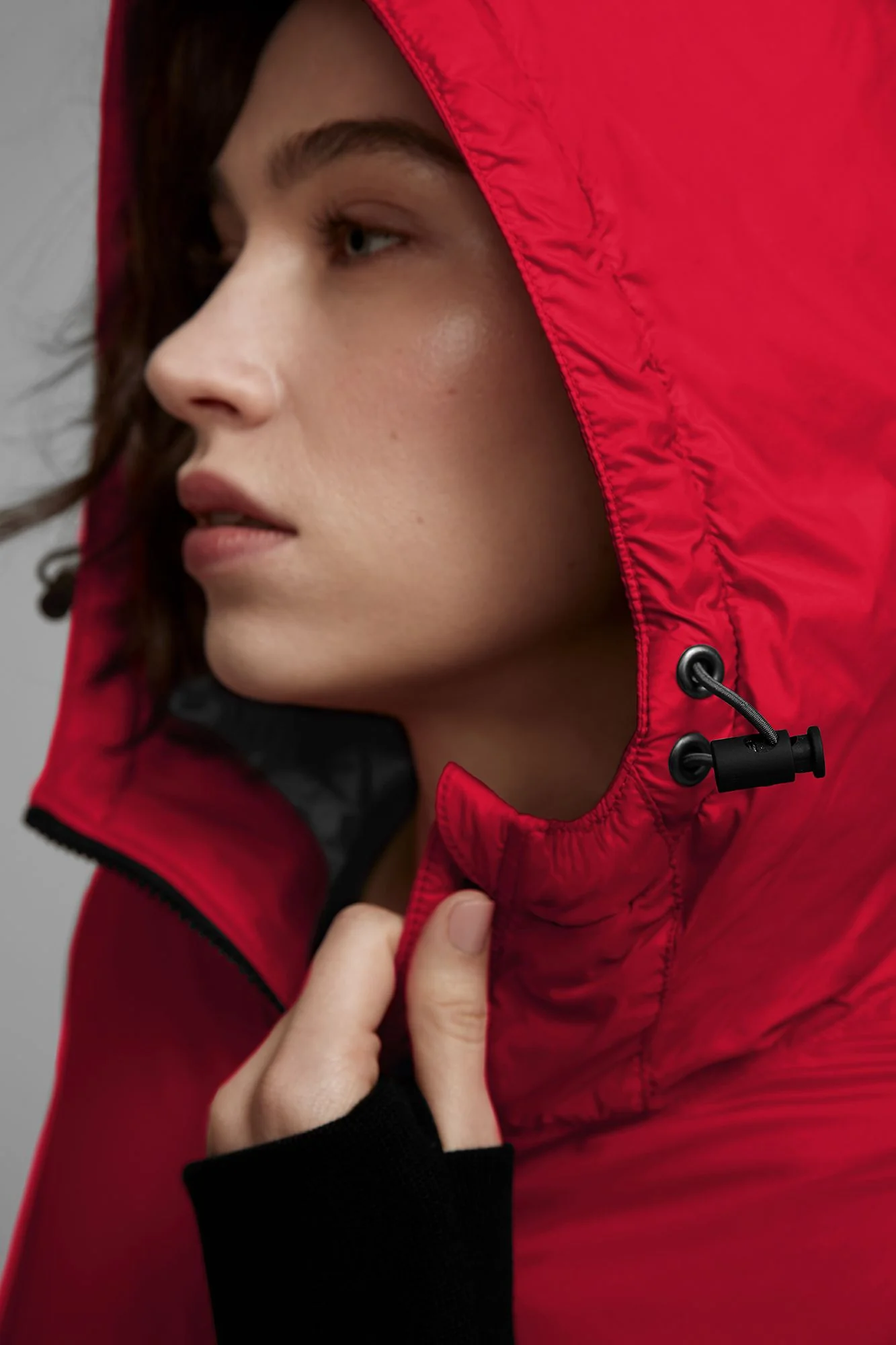 Dore Down Hoody Red - Image 6
