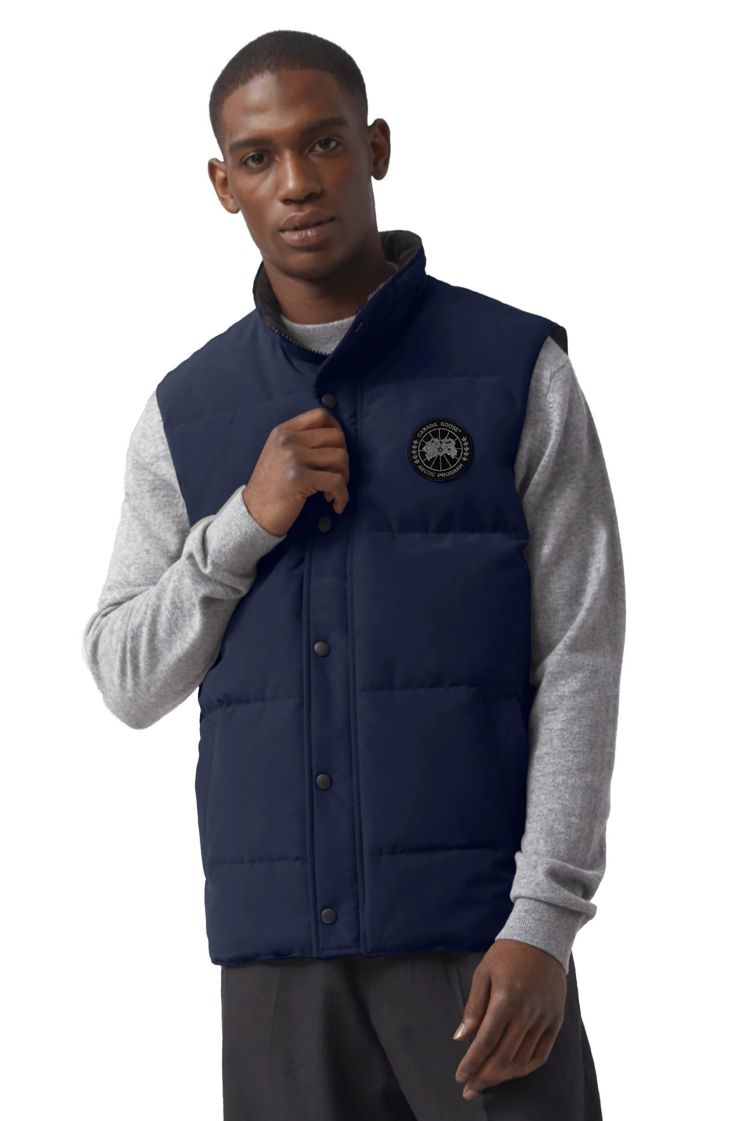 Garson Vest Black Disc Atlantic Navy