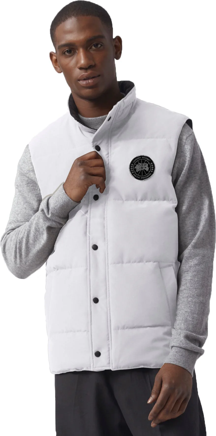 Garson Vest Black Disc North Star White
