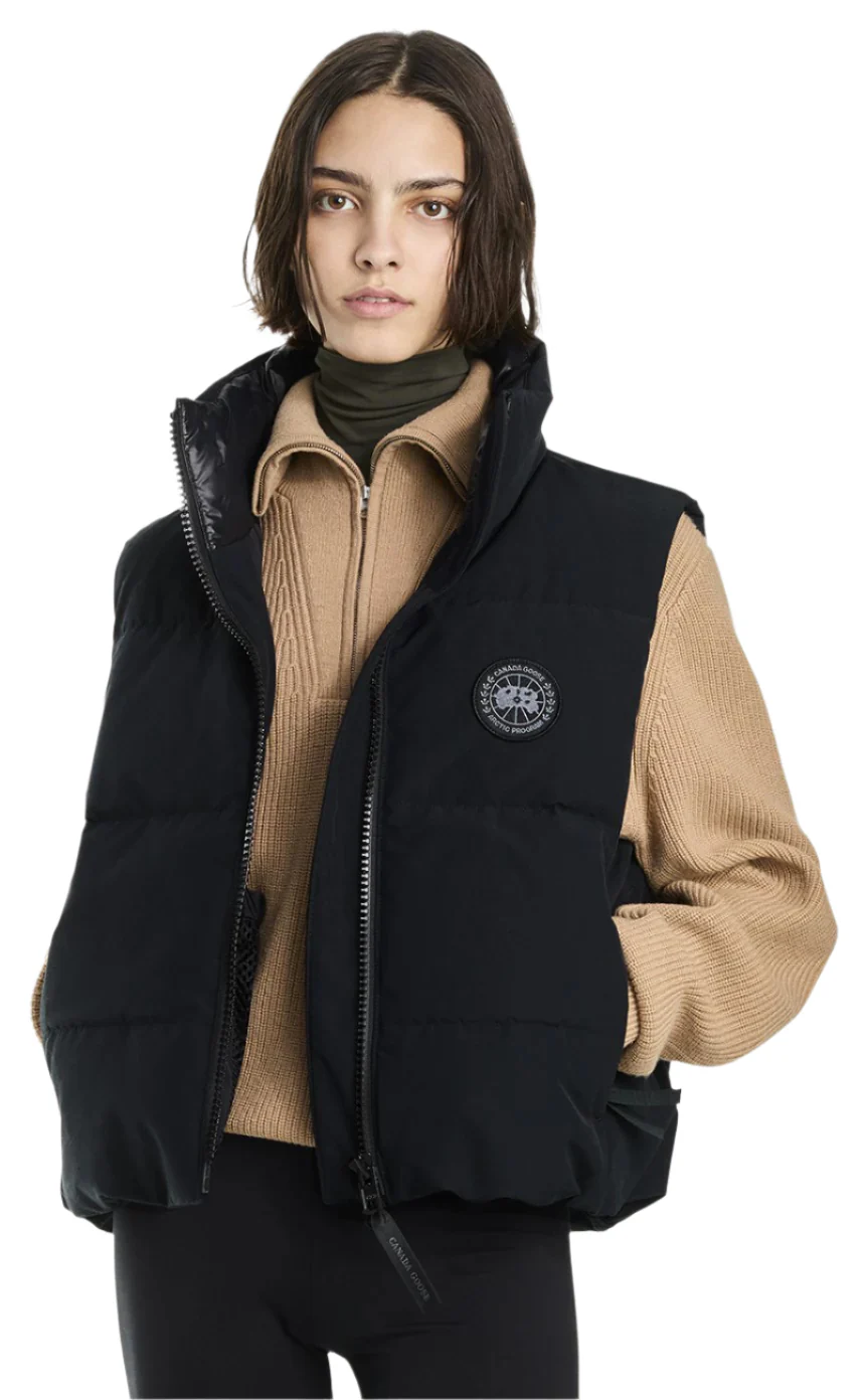 Grandview Cropped Vest Black Disc Black - Image 2