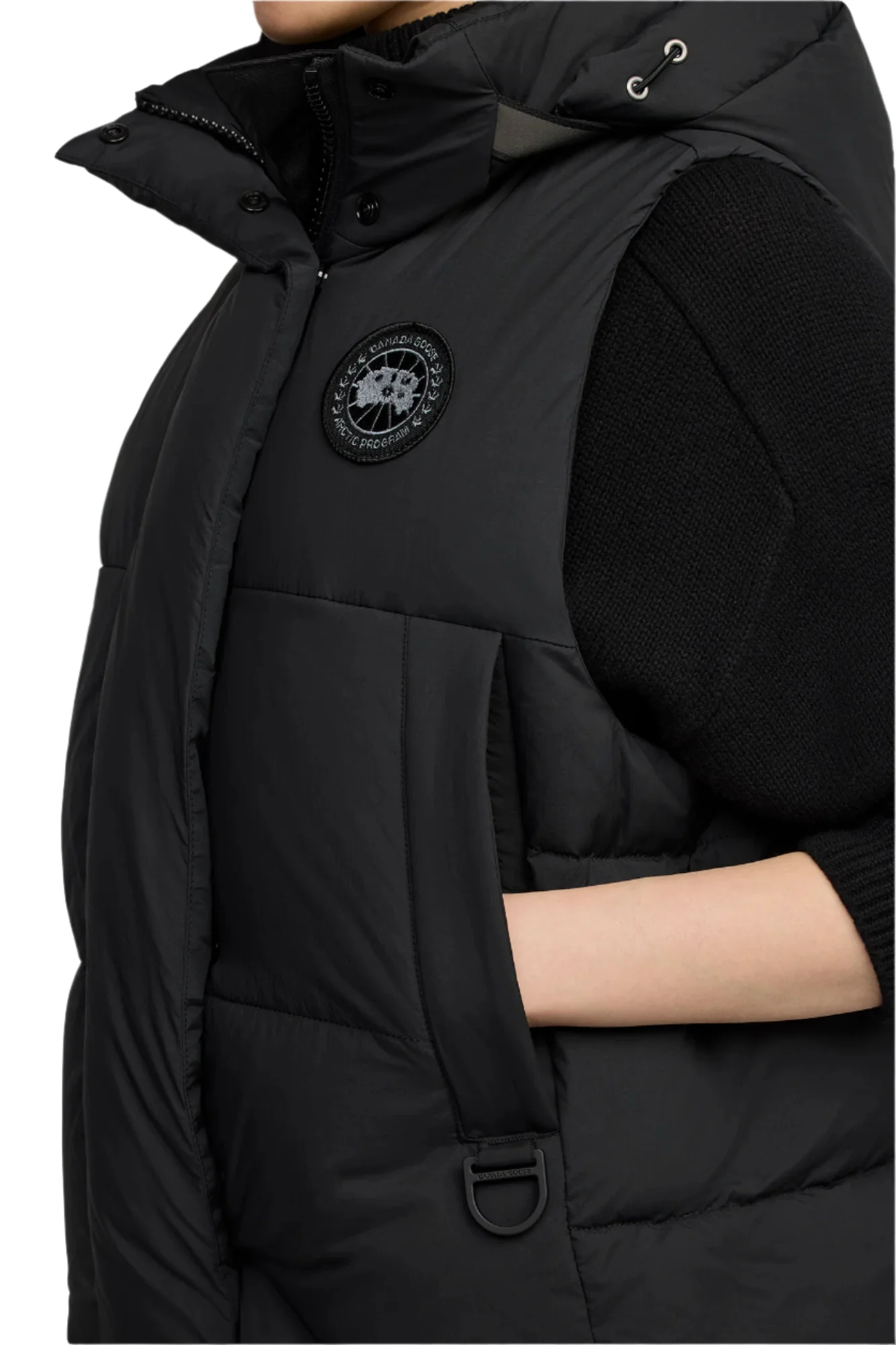Junction Puffer Vest Black Disc Black - Image 5