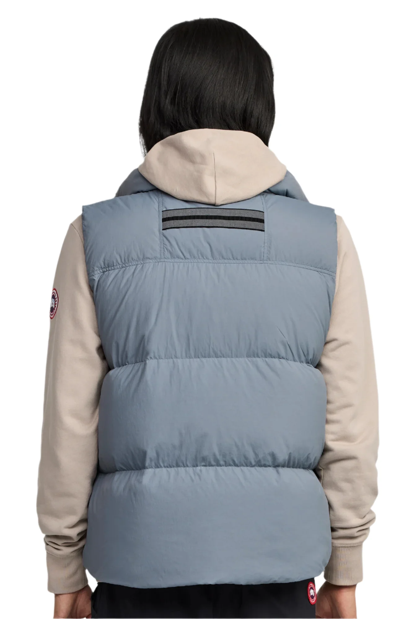 Lawrence Puffer Vest Black Disc Light Ozone Blue - Image 2