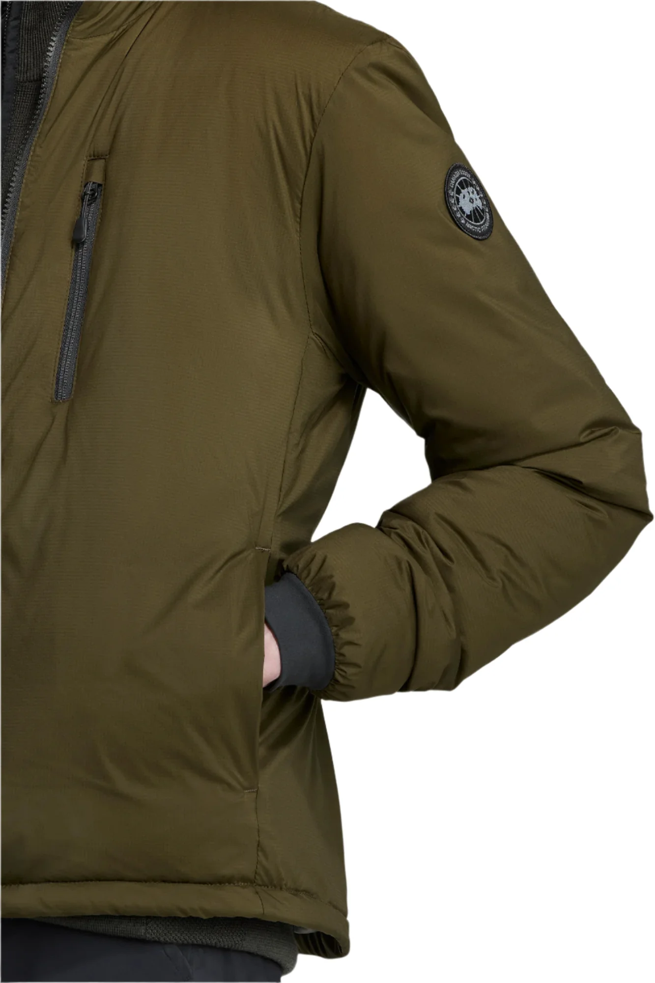 Lodge Jacket R Black Disc Military Green - Image 4