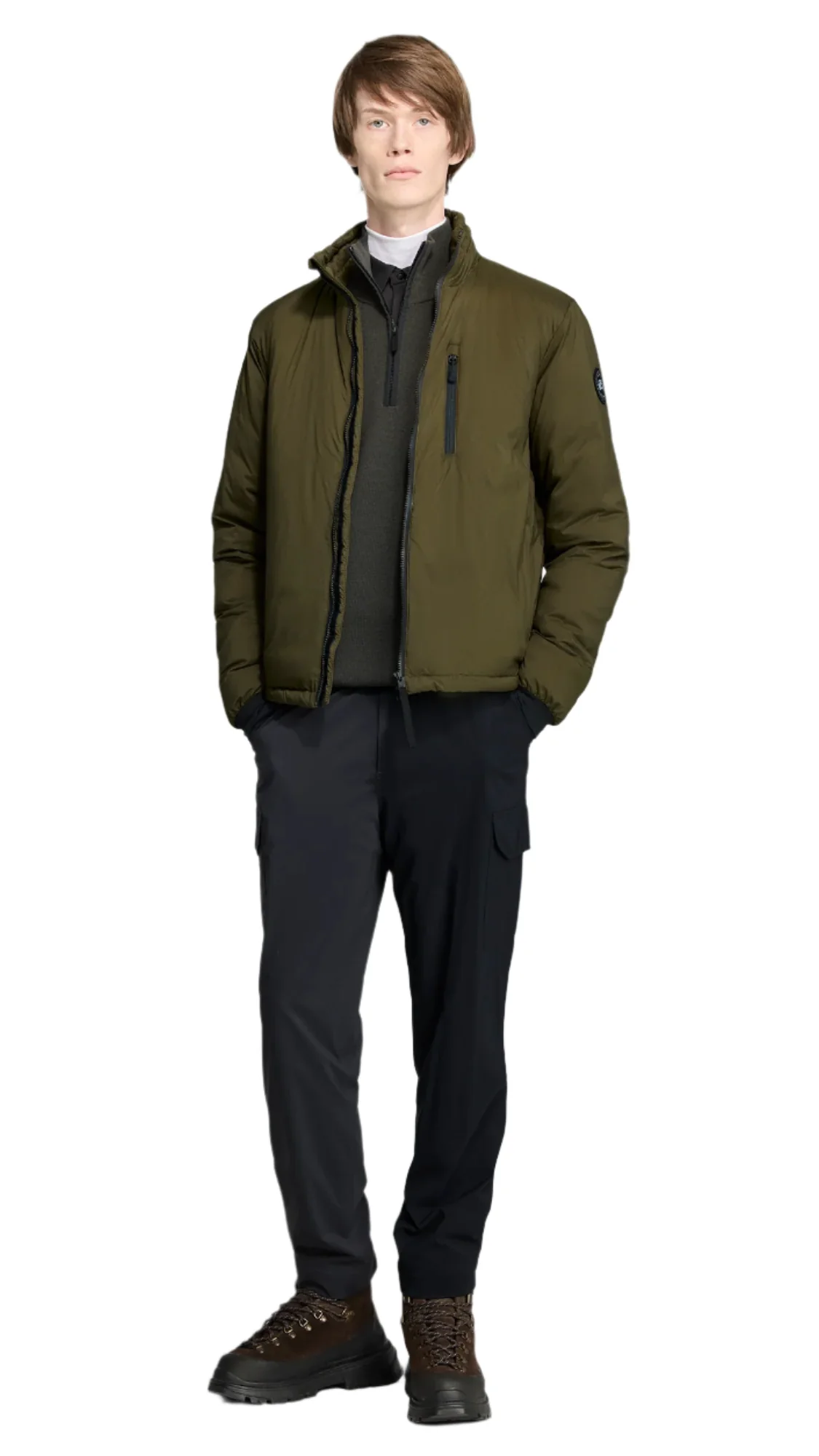 Lodge Jacket R Black Disc Military Green - Image 6