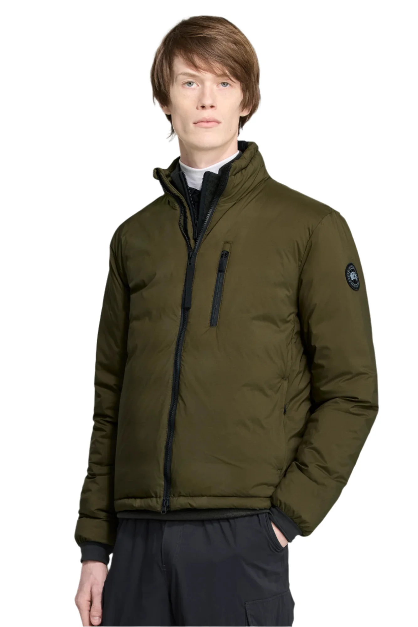Lodge Jacket R Black Disc Military Green - Image 7