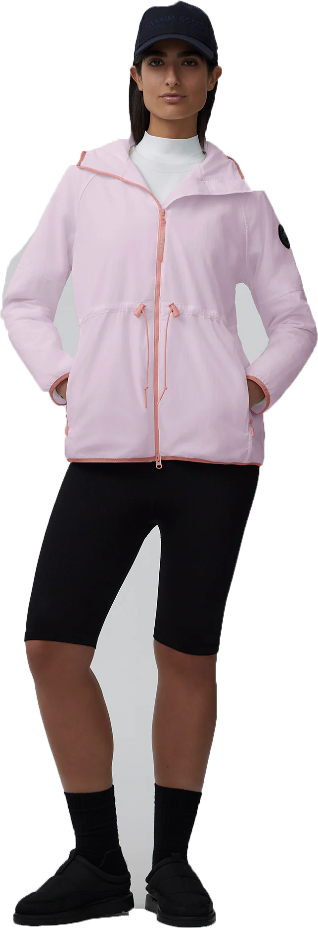 Lundell Wind Jacket Black Disc Sunsetpink - Image 2
