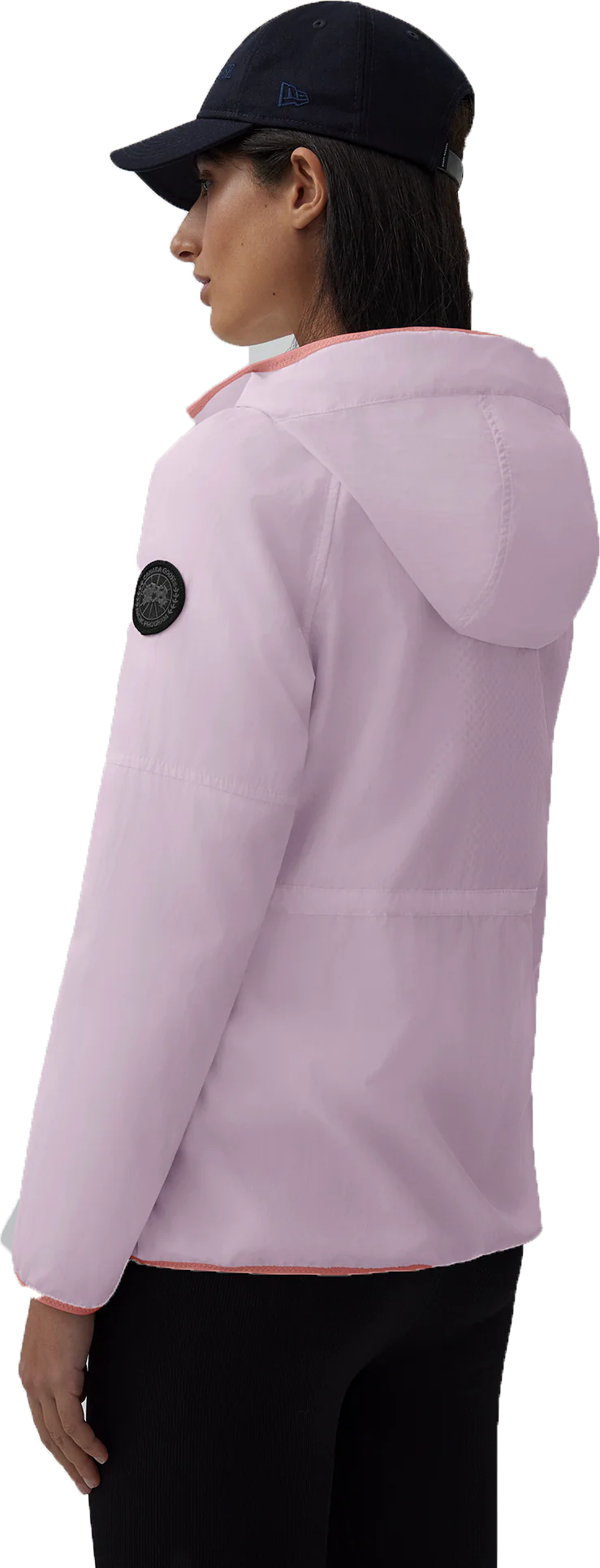 Lundell Wind Jacket Black Disc Sunsetpink - Image 4