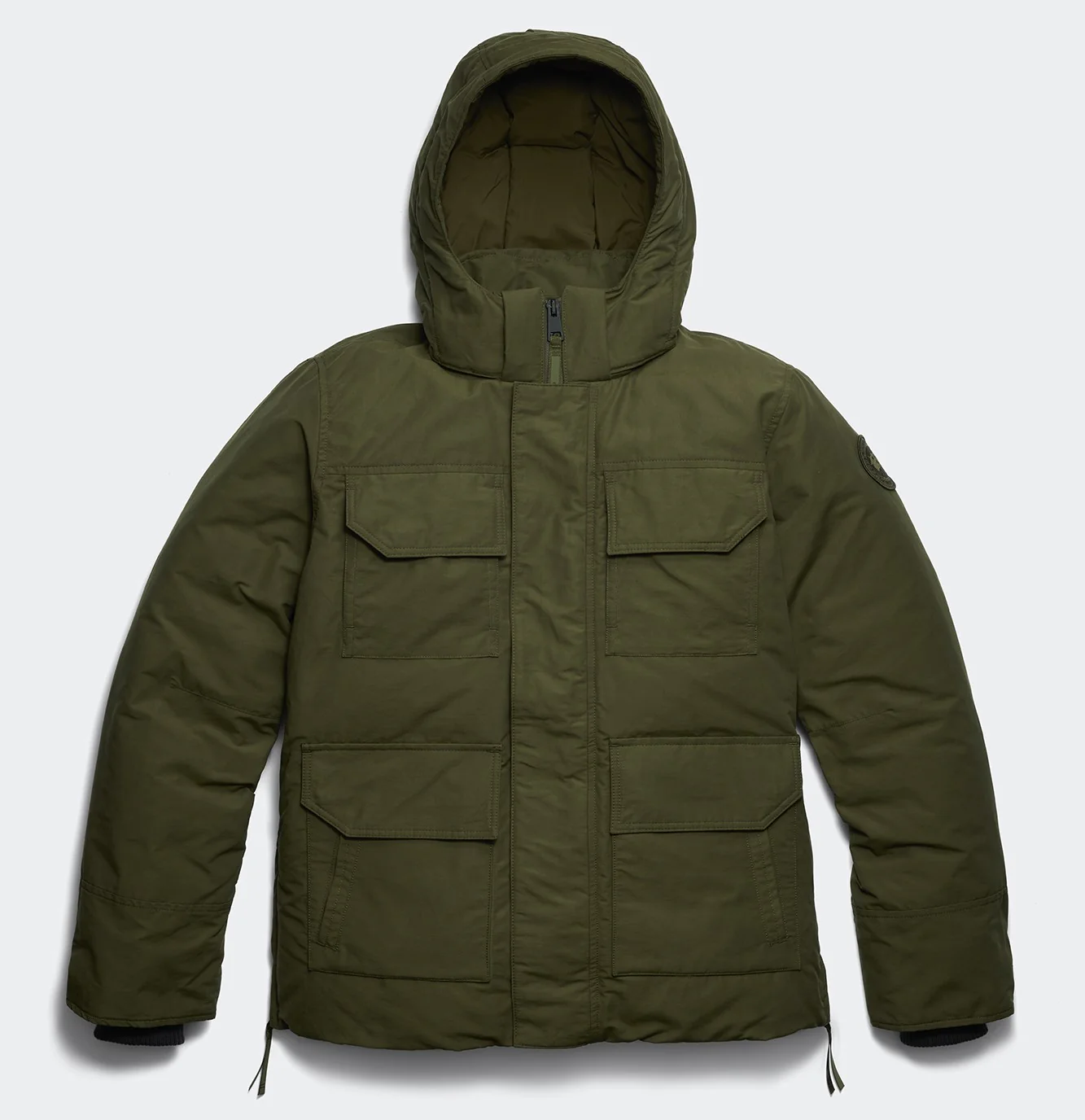 Maitland Parka Cotton Tonal Disc Military Green