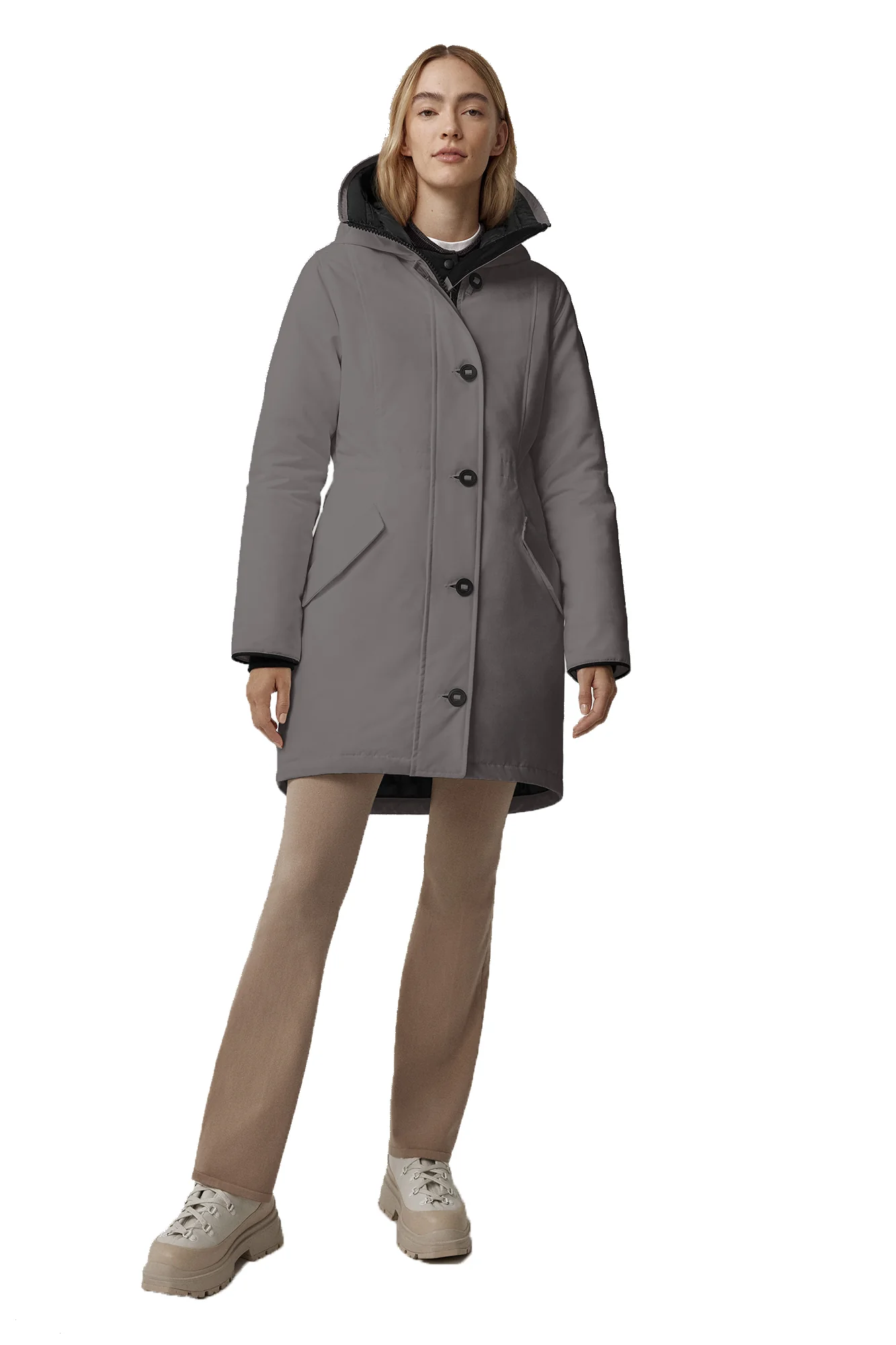 Rossclair Parka Black Label Coastal Grey - Image 3
