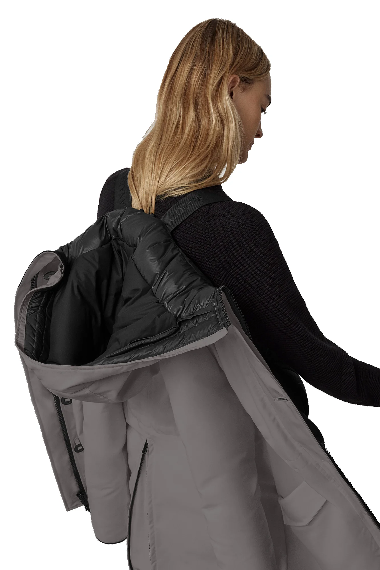 Rossclair Parka Black Label Coastal Grey - Image 5