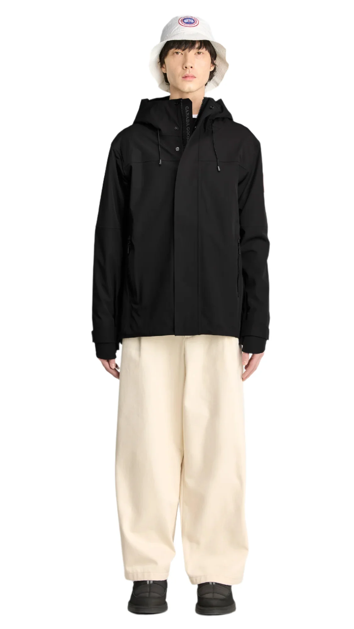Men's Rupert Rain Jacket Black - Image 6