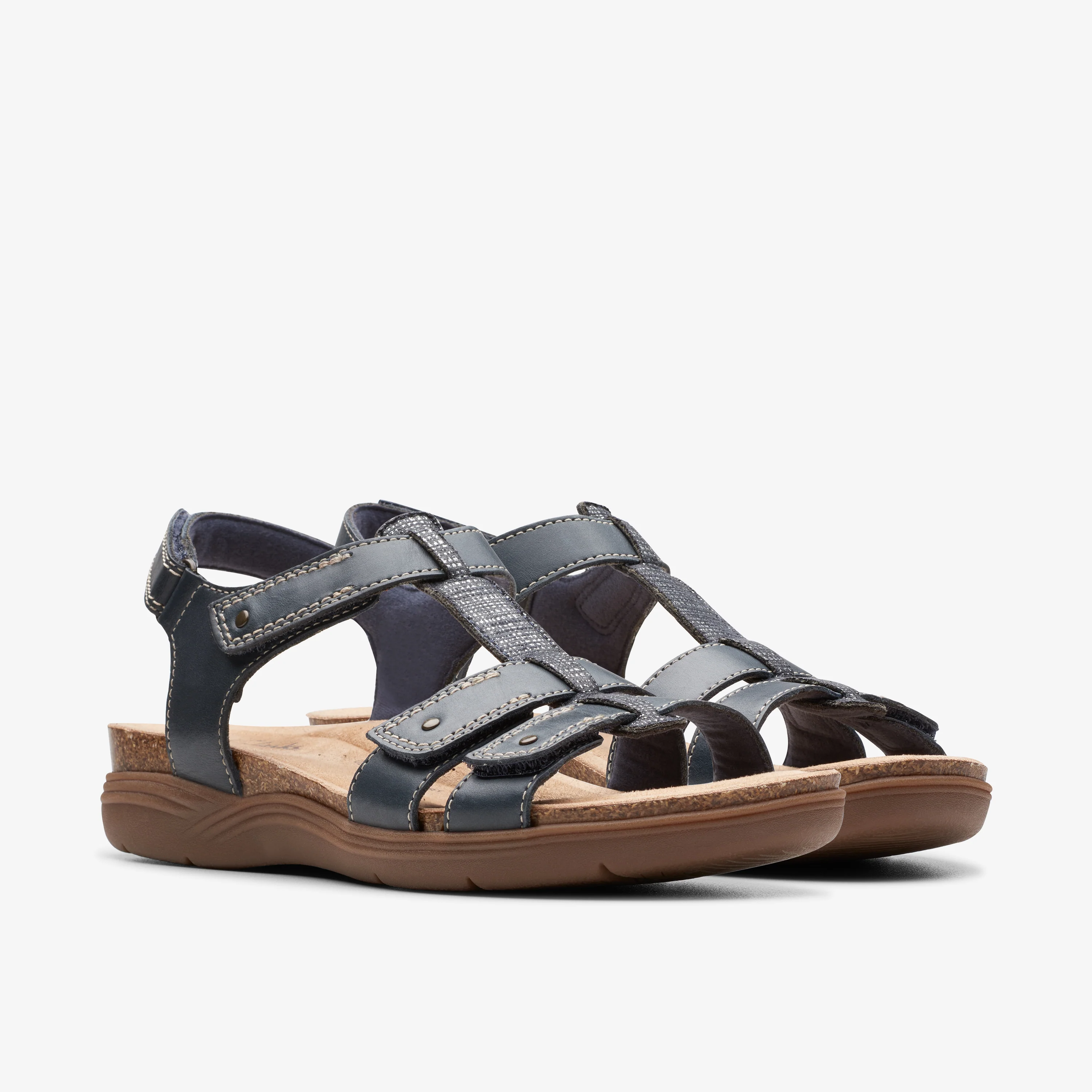 April Cove Leather Navy Leather