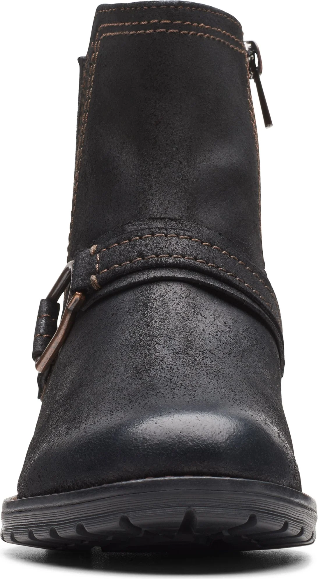 Aspra Buckle Black Suede - Image 3