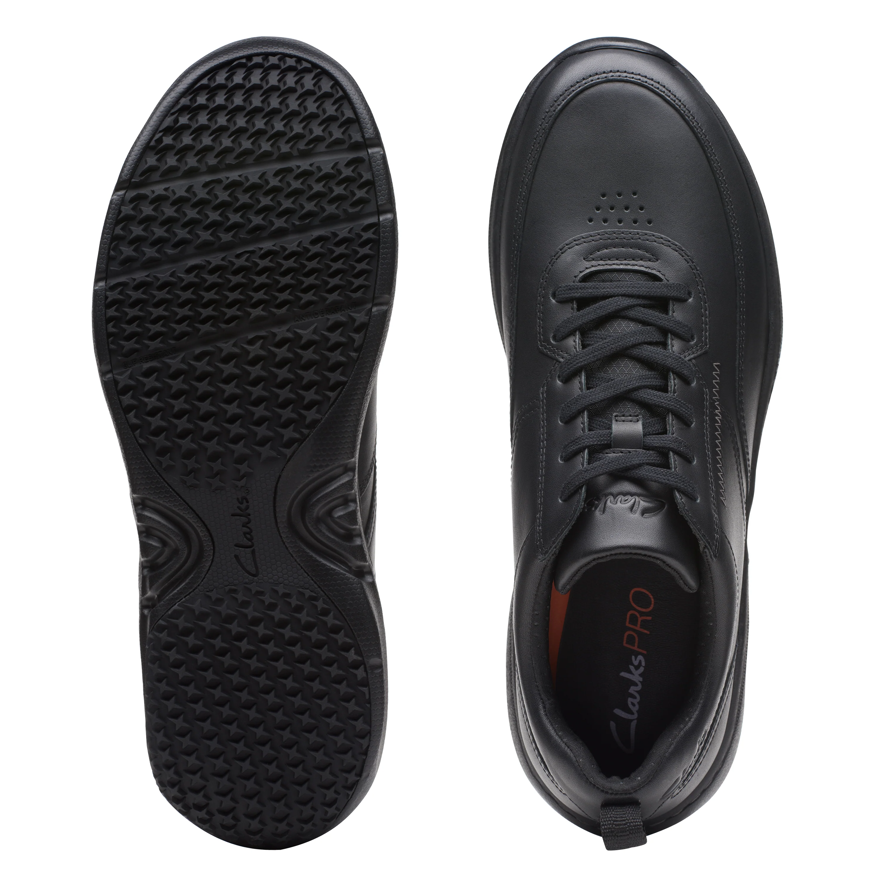 Clarkspro Lace Leather Black Leather - Image 5