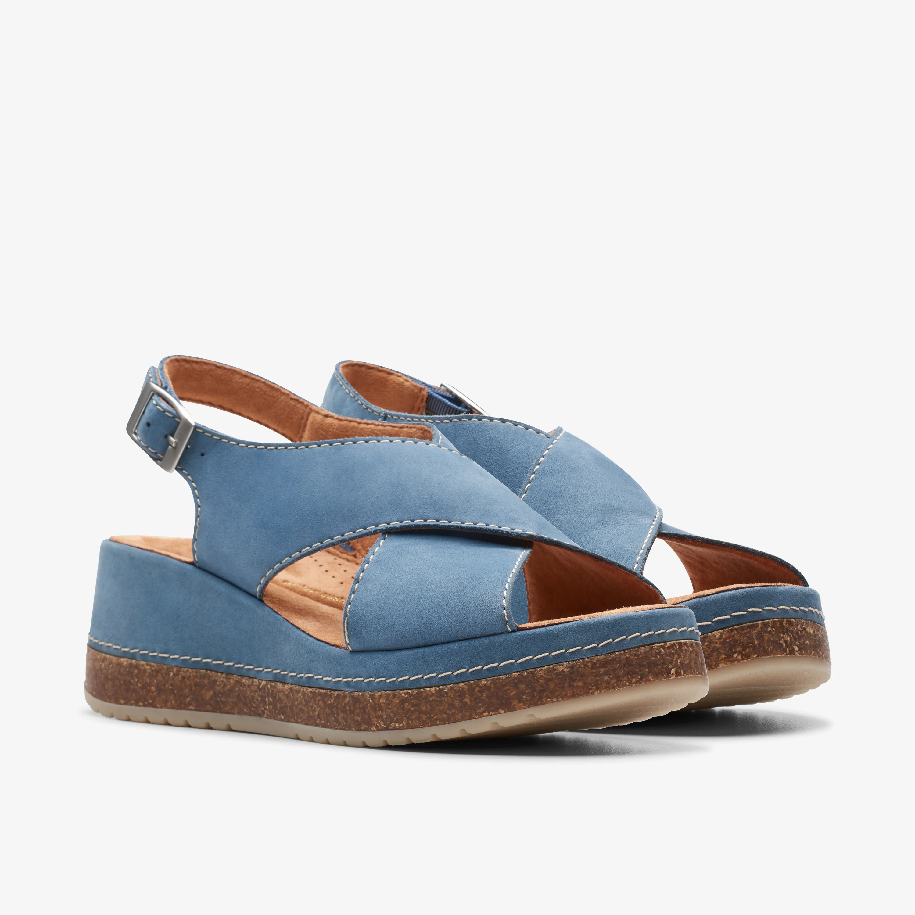 Kassanda Step Nubuck Blue Nubuck