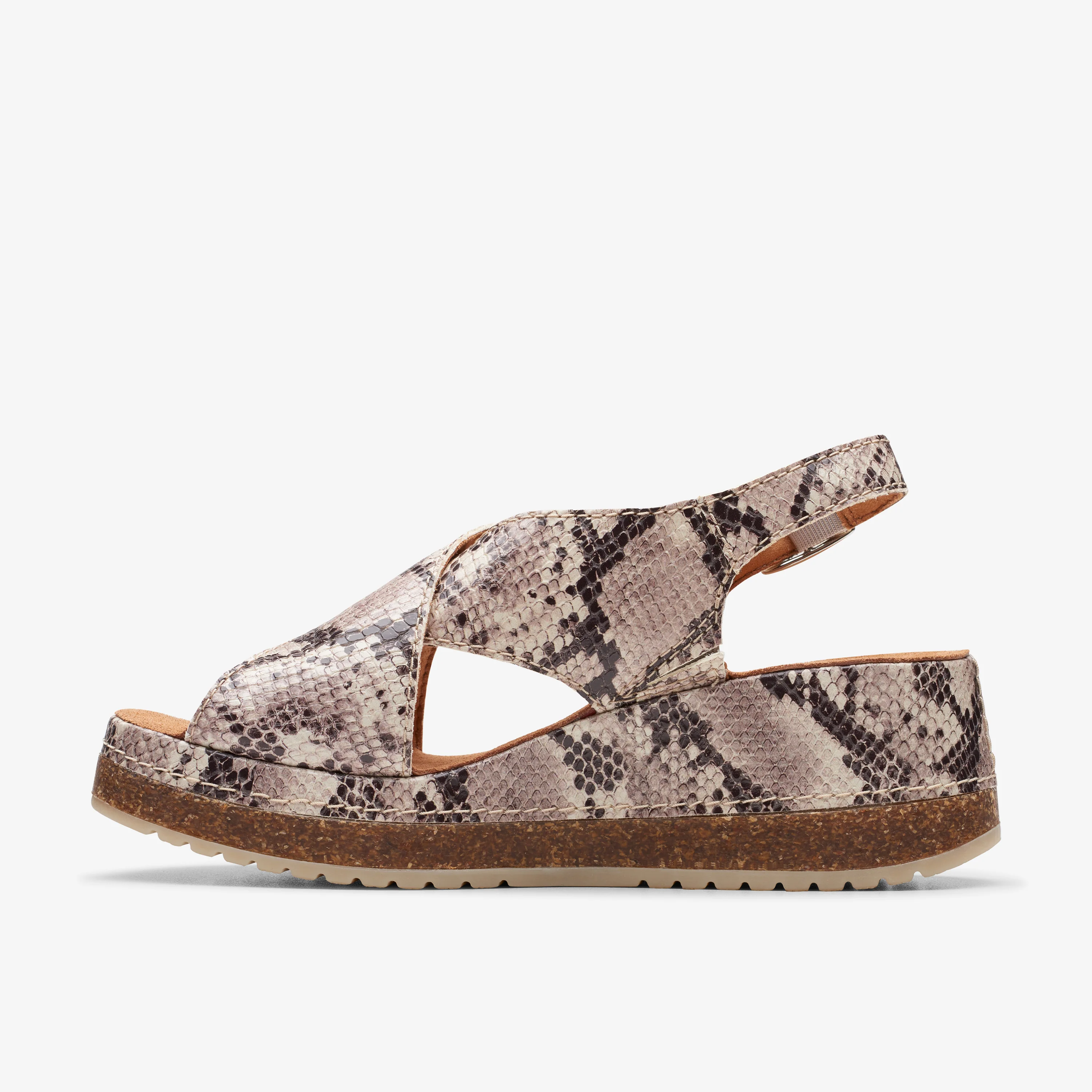 Kassanda Step Synthetic Snake Print - Image 3