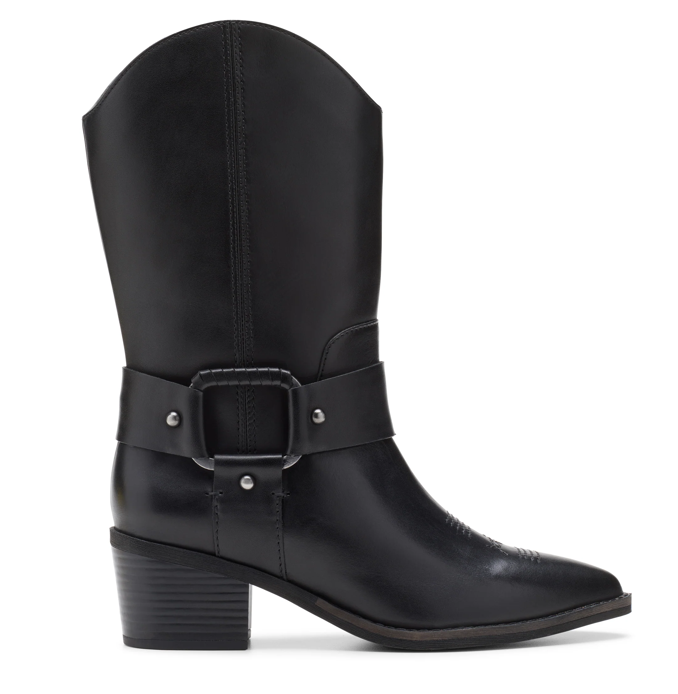 Morzine Rise Leather Black - Image 2