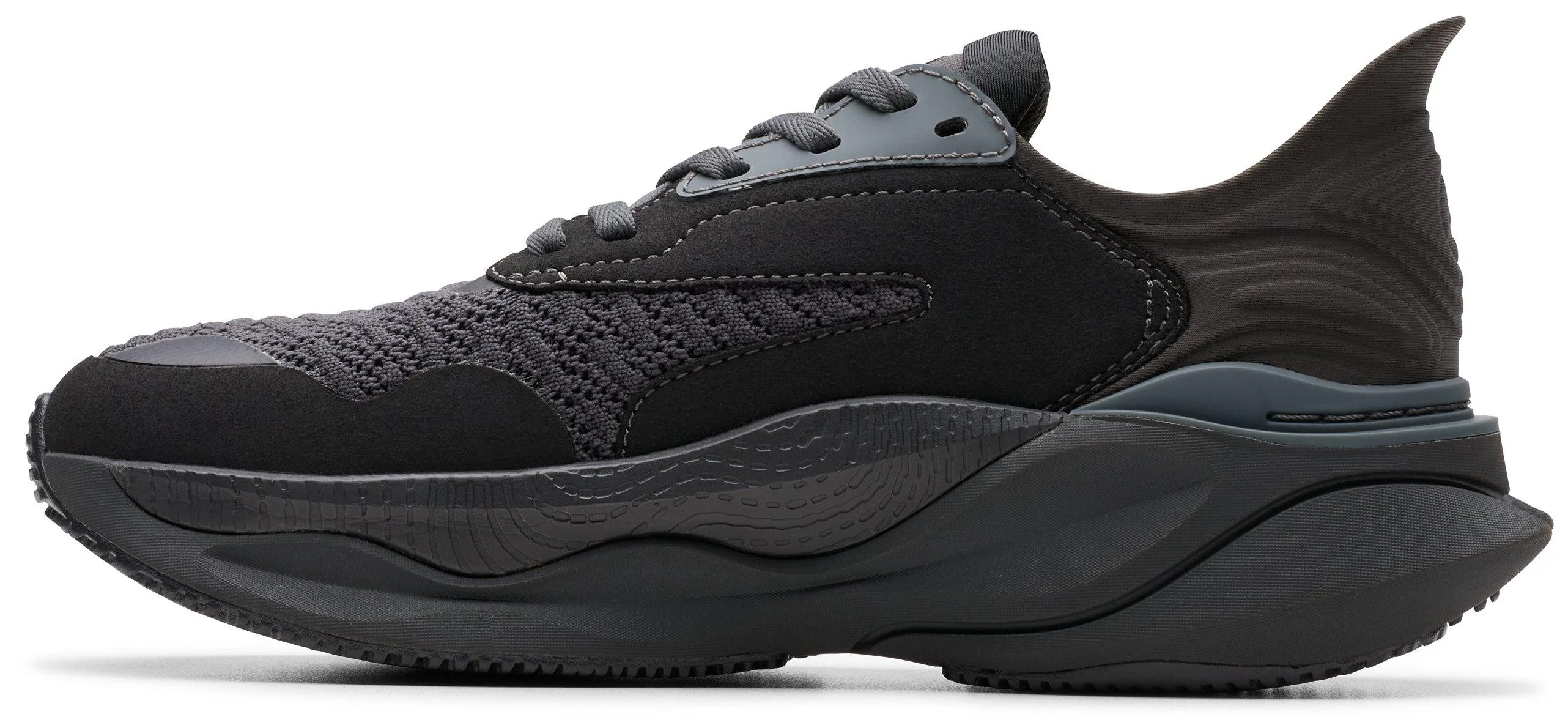 Clarks Pace Textile Black - Image 3