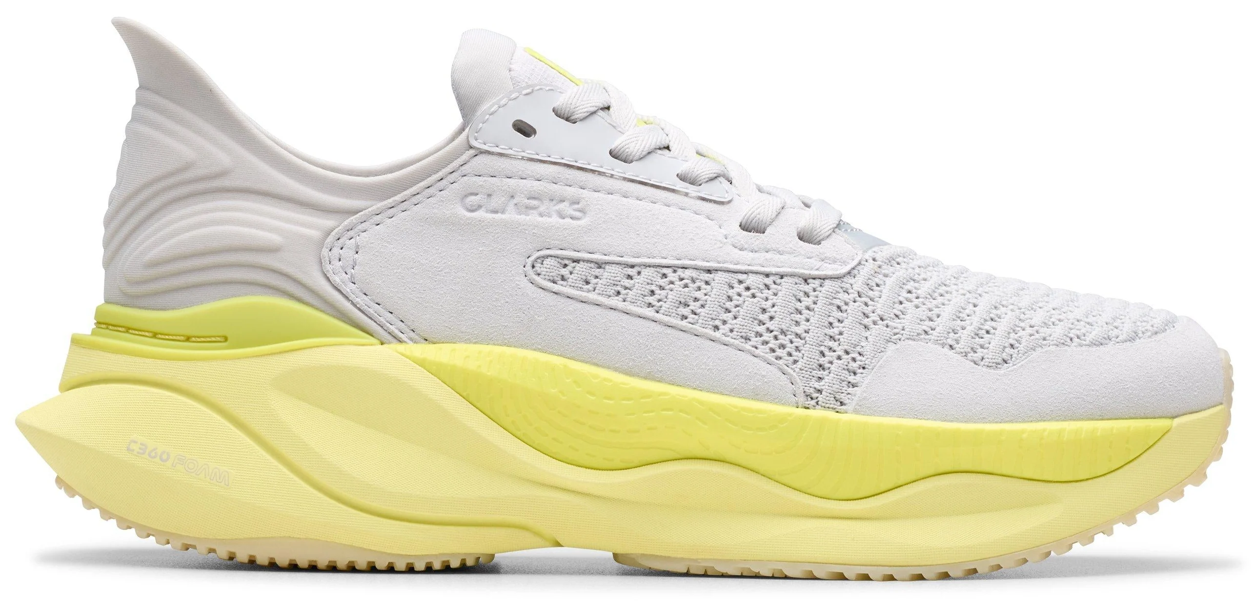 Clarks Pace Textile Lime Combi - Image 2