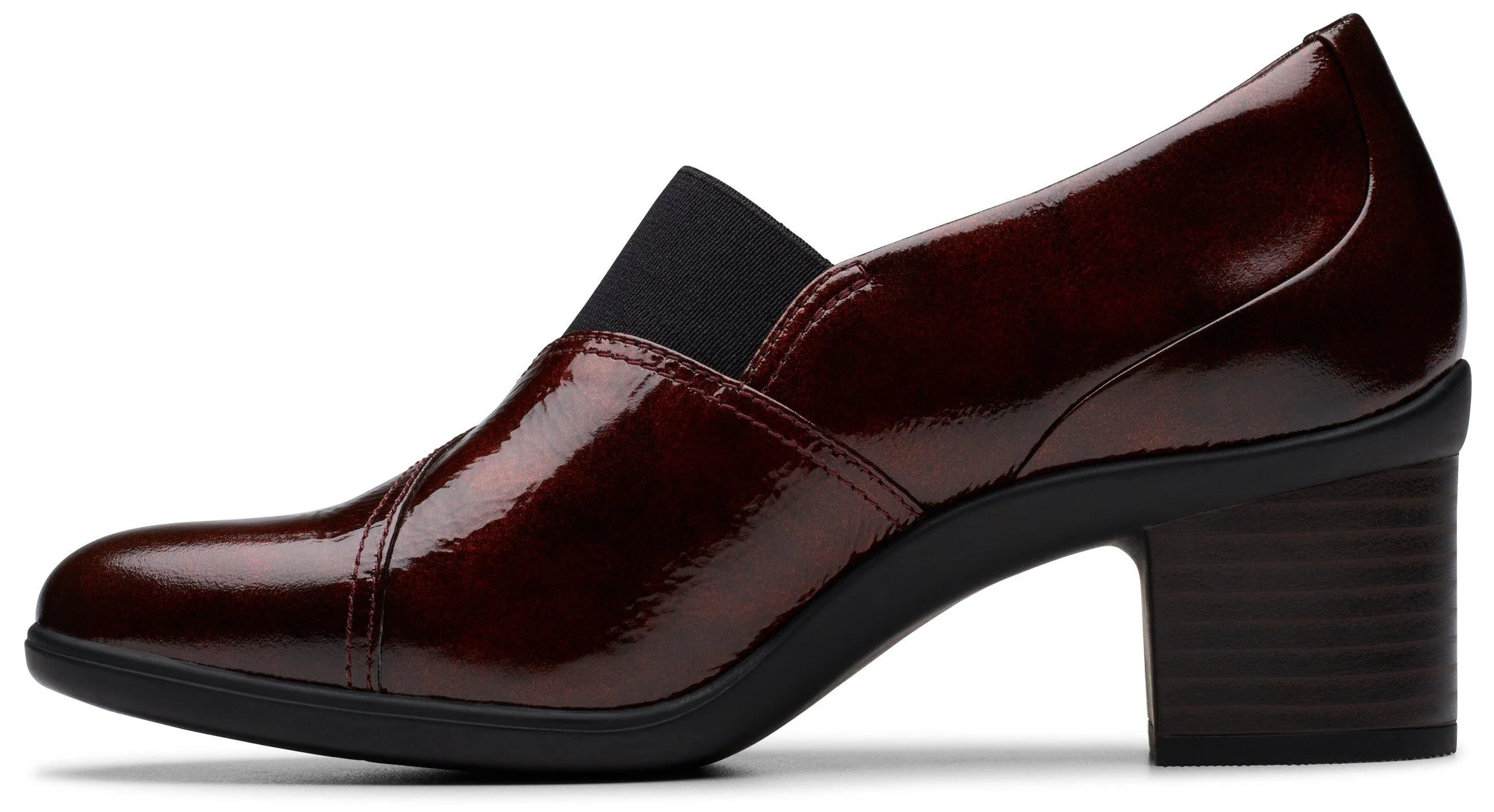 Shaya Tess Patent Merlot - Image 3