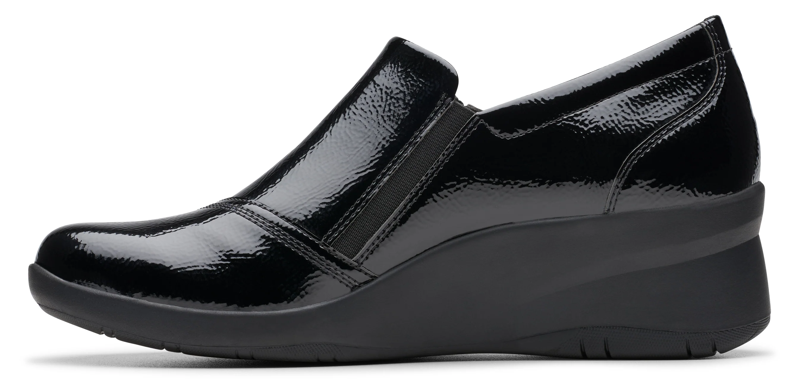 Suttyn Zip Crinkle Patent Black - Image 3
