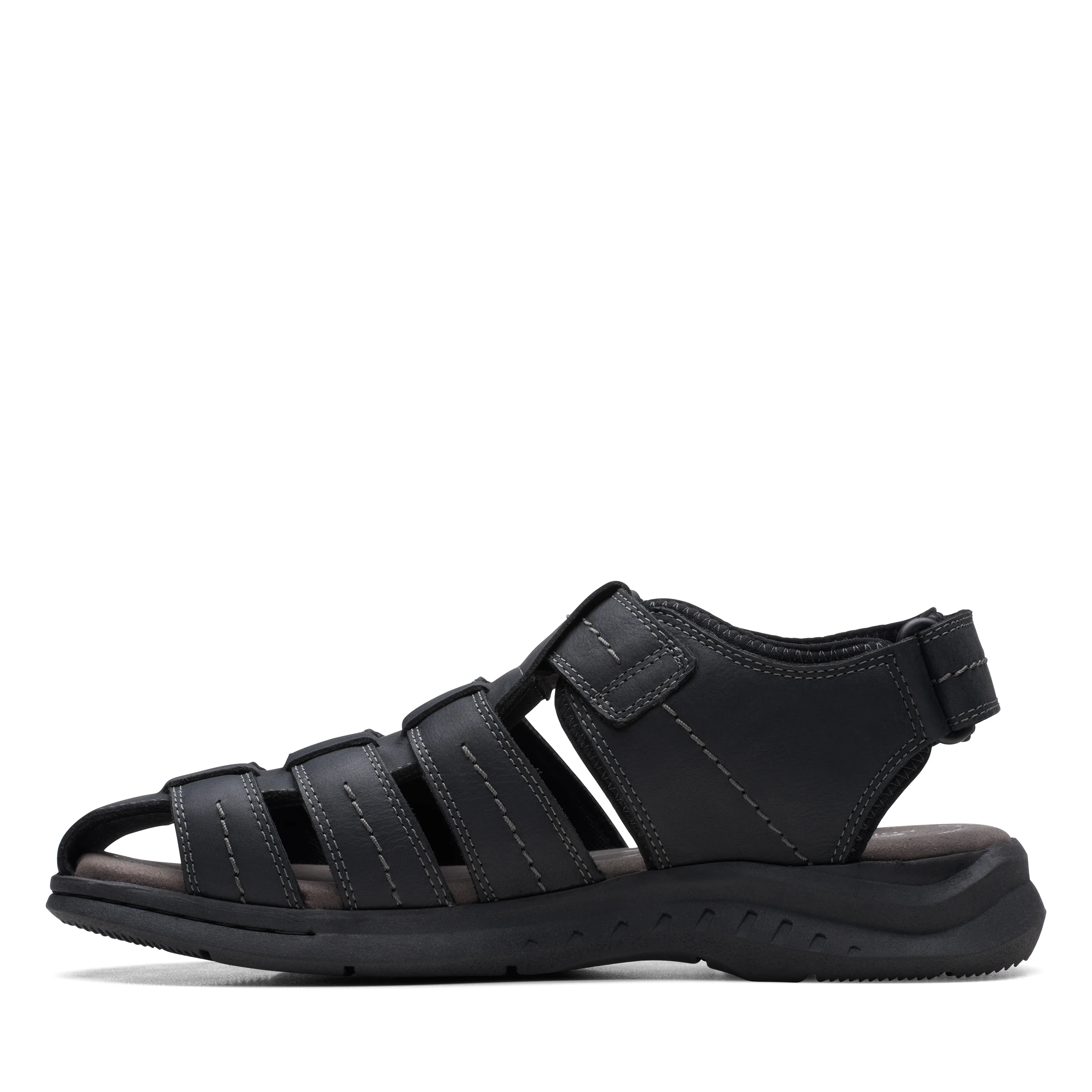 Walkford Fish Leather Black Tumbled - Image 3