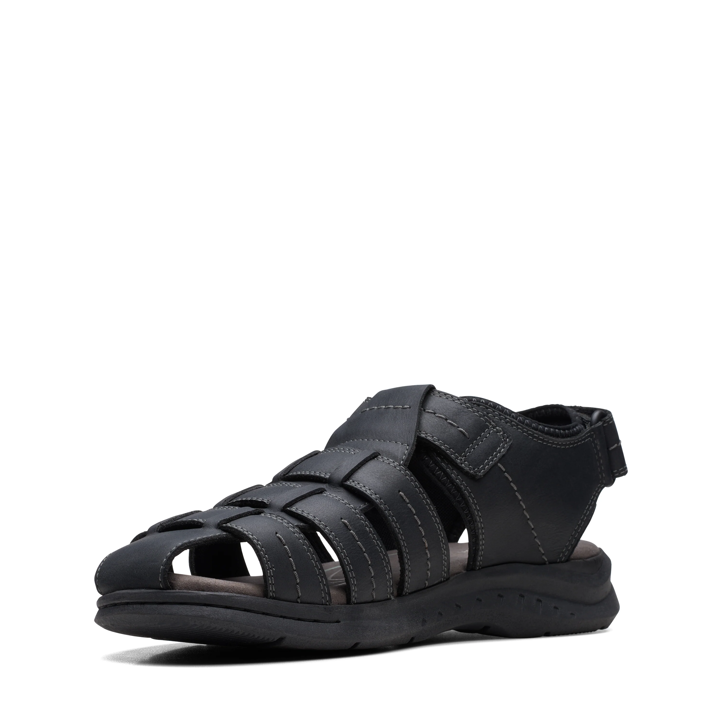 Walkford Fish Leather Black Tumbled - Image 6