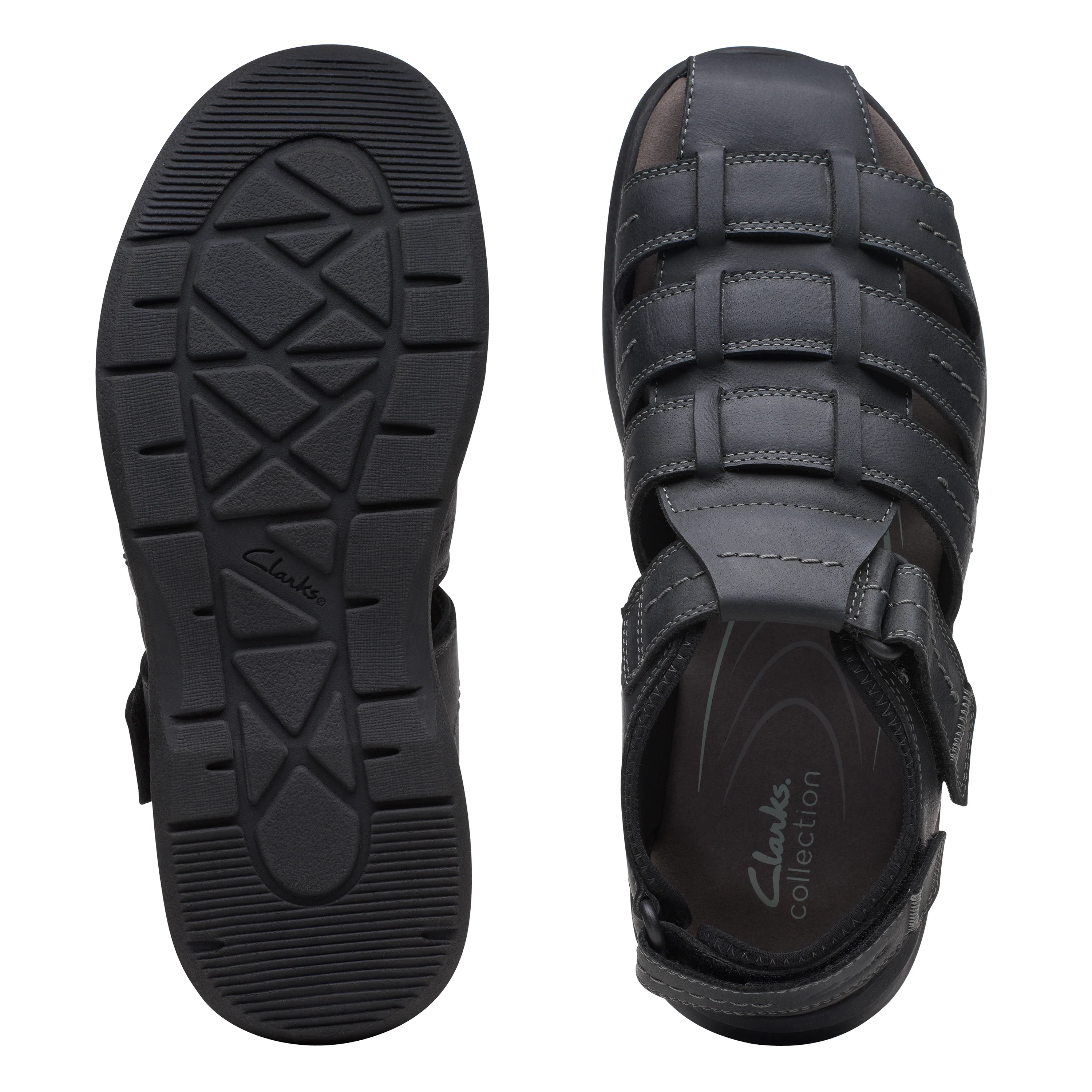 Walkford Fish Leather Black Tumbled - Image 7