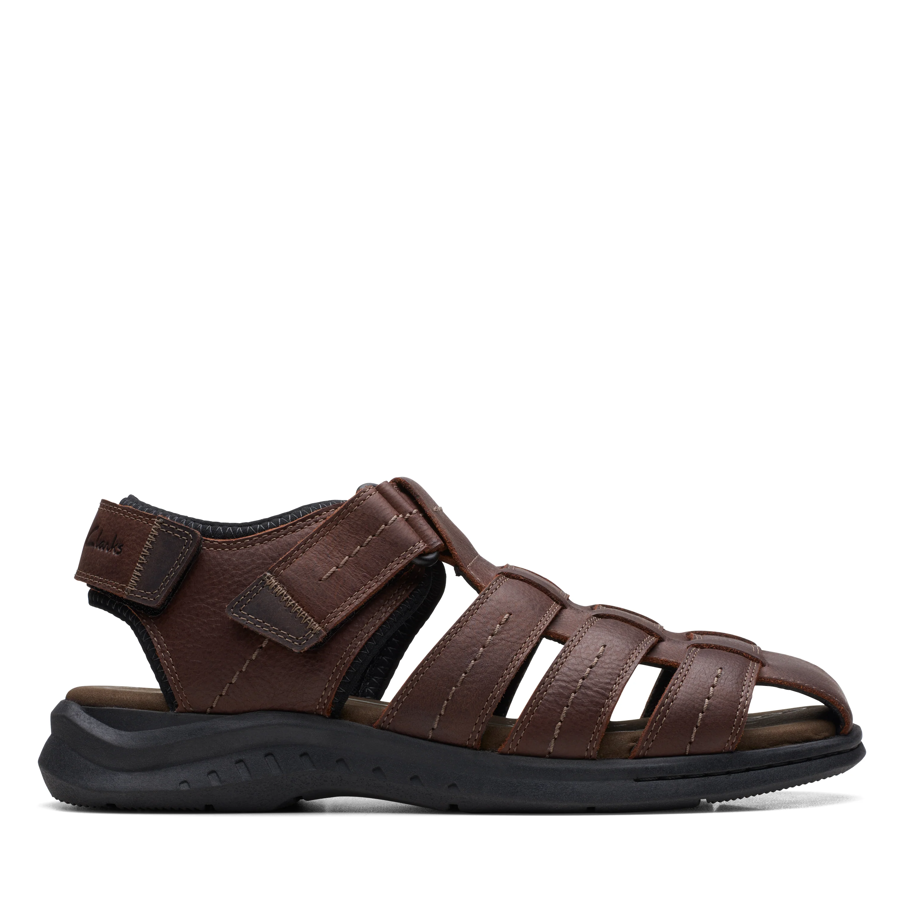 Walkford Fish Leather Brown Tumb - Image 2