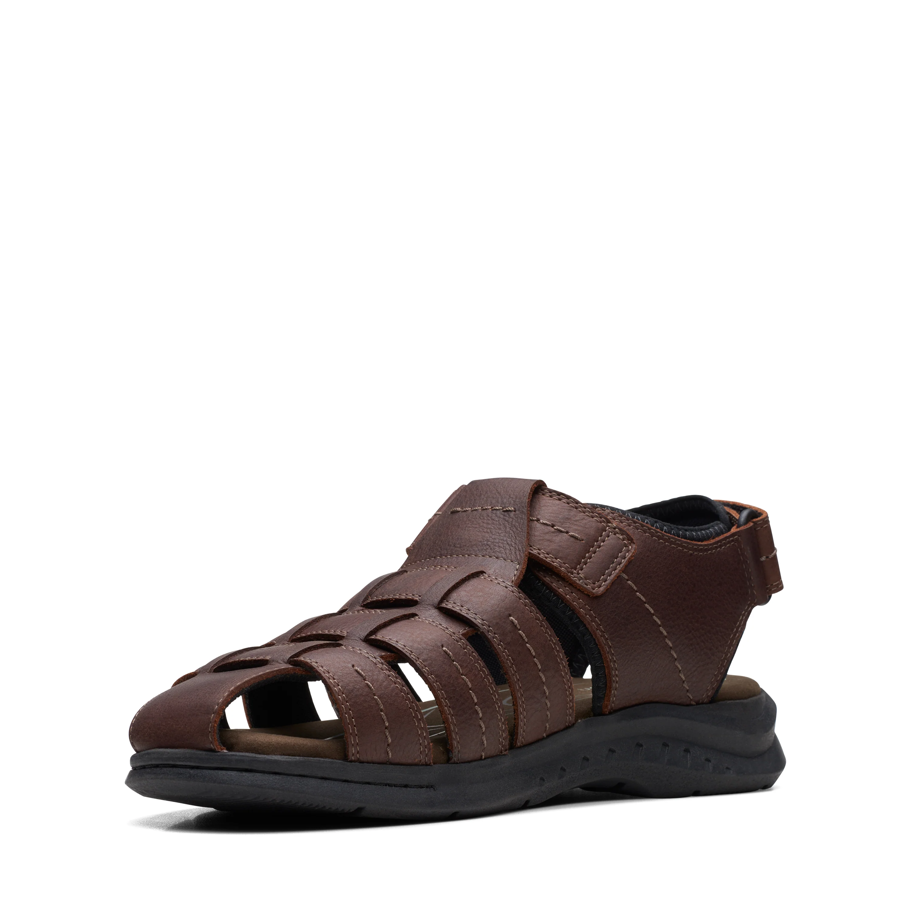 Walkford Fish Leather Brown Tumb - Image 3