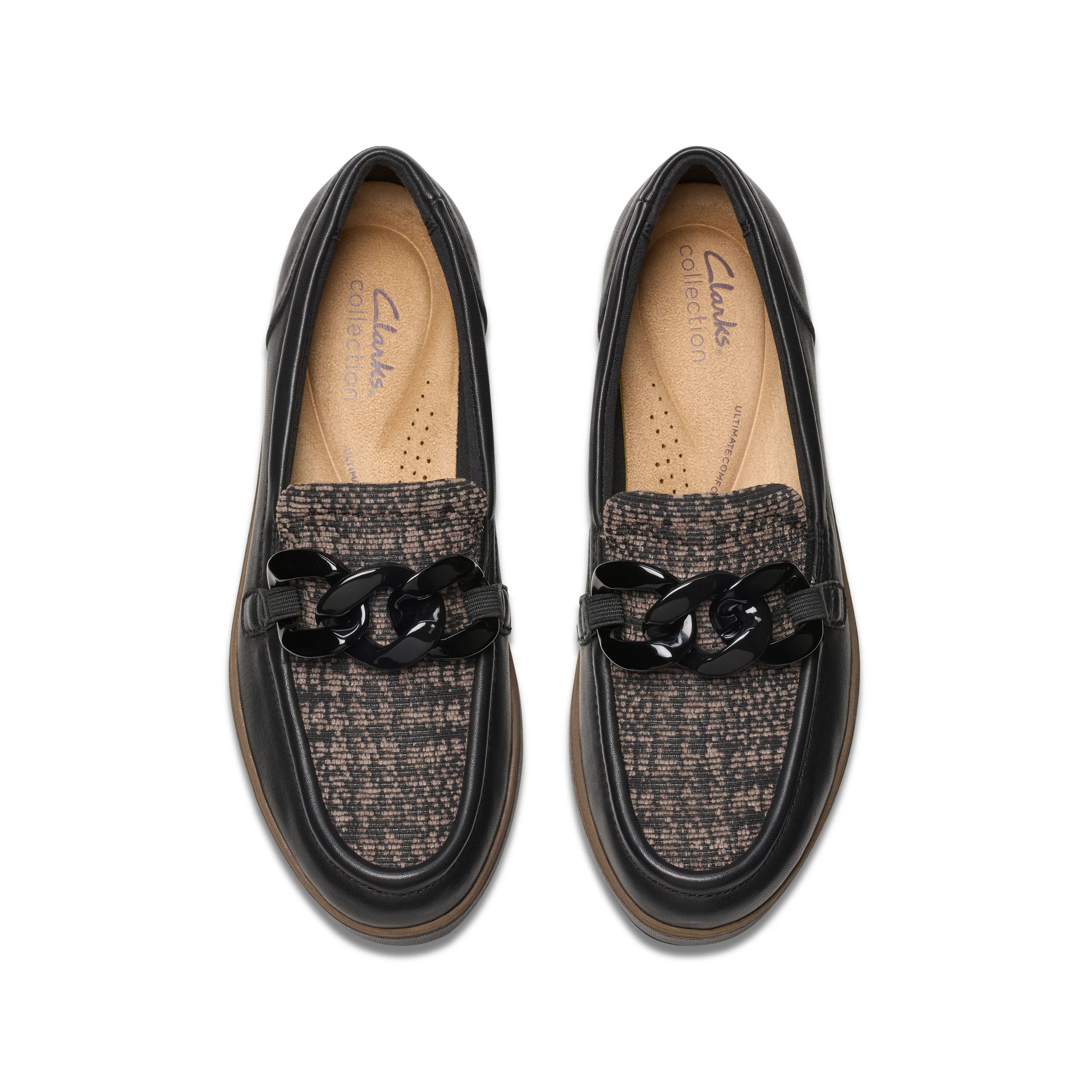 Zylah May Leather/Textile Black Combi - Image 5