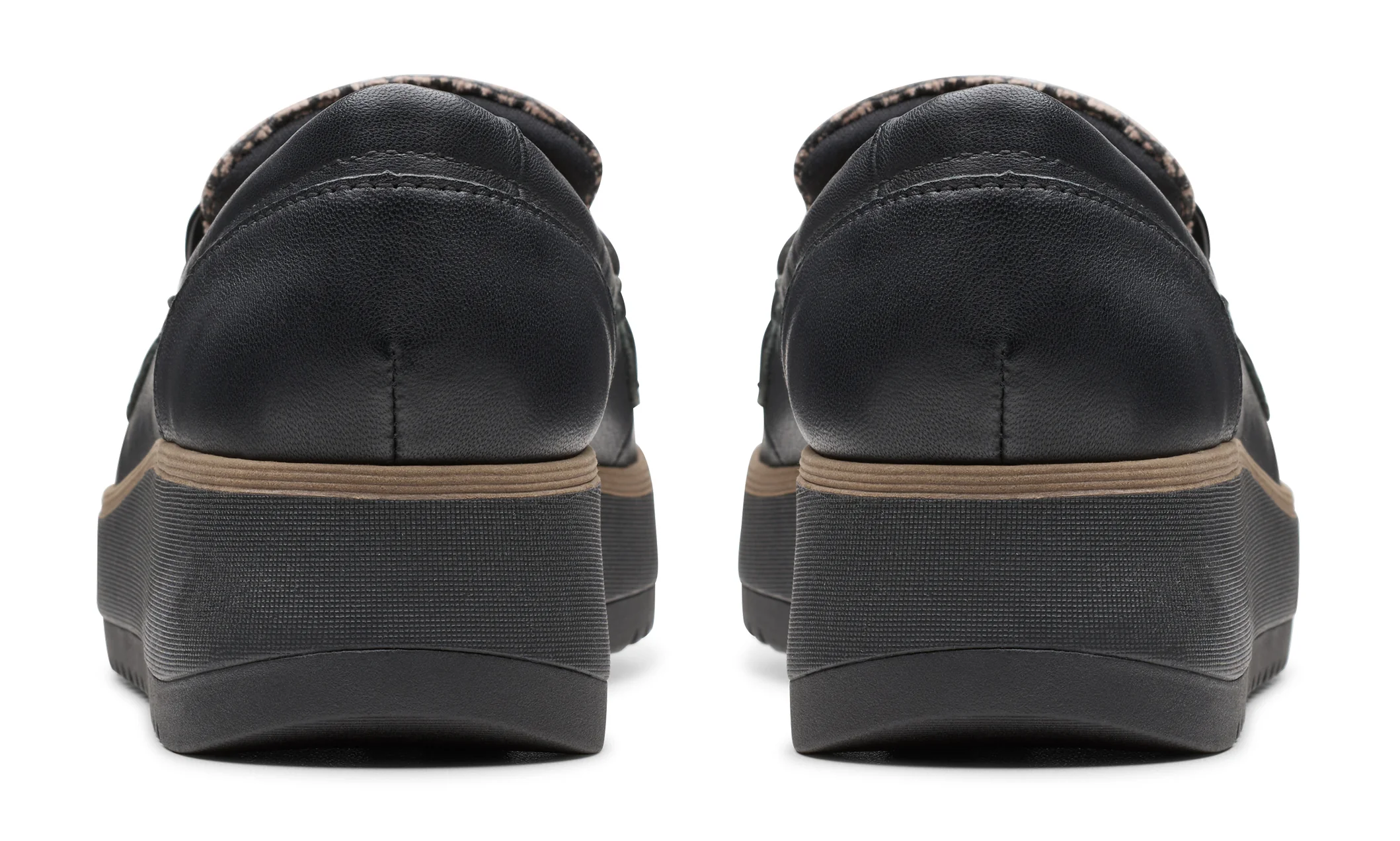 Zylah May Leather/Textile Black Combi - Image 7