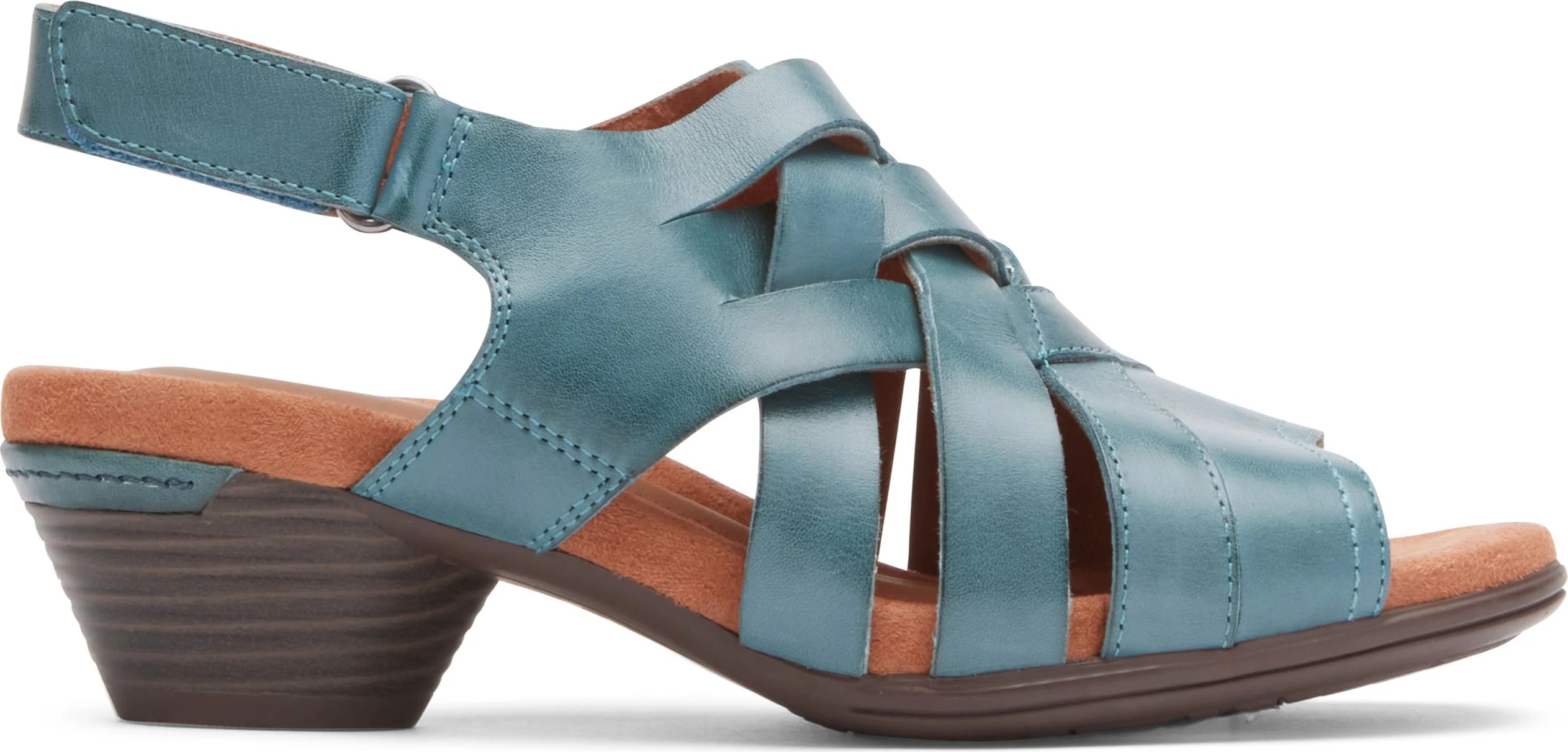 Laurel Woven Sandal Teal - Image 2