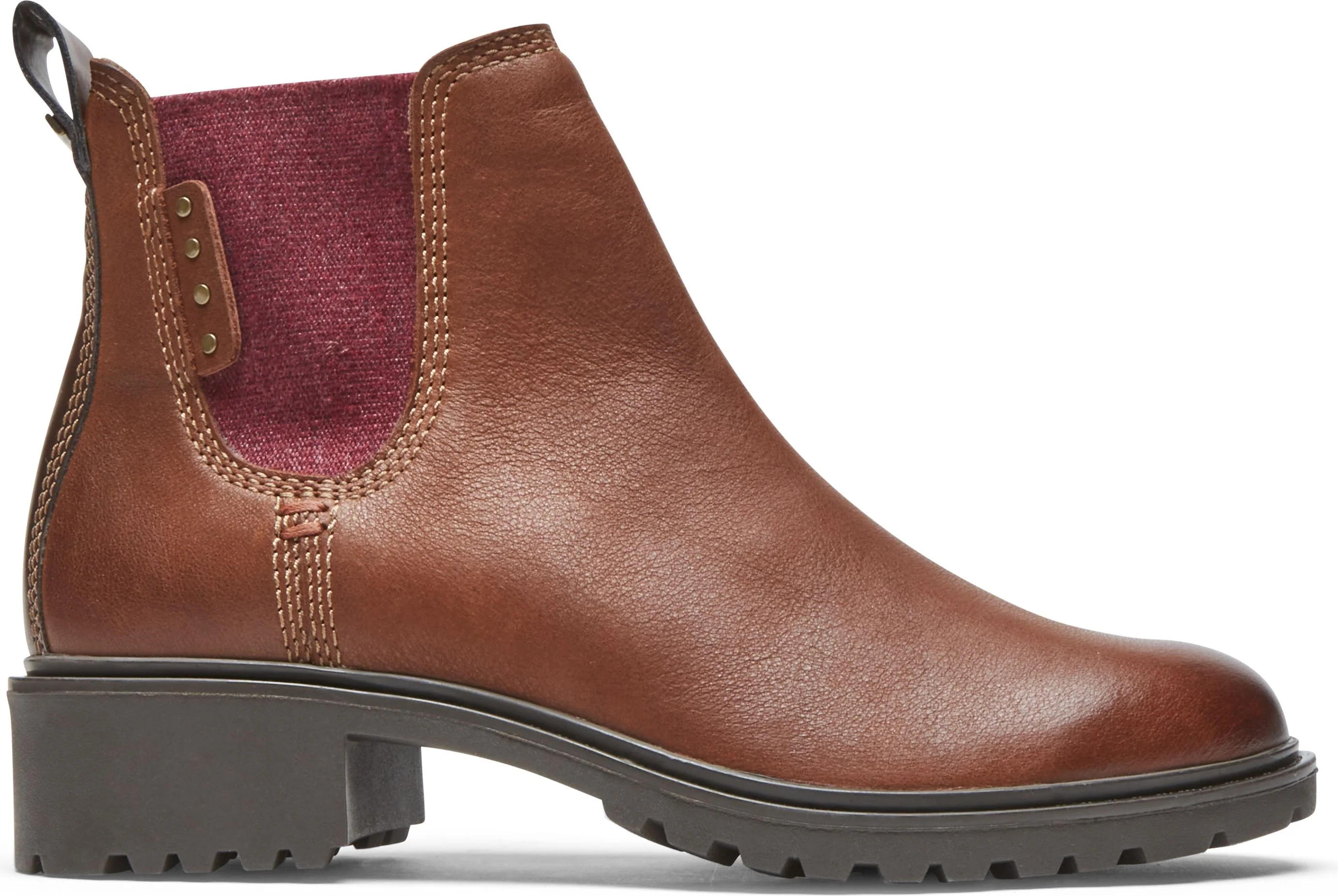 Winter Chelsea Waterproof Tan/Red - Image 2
