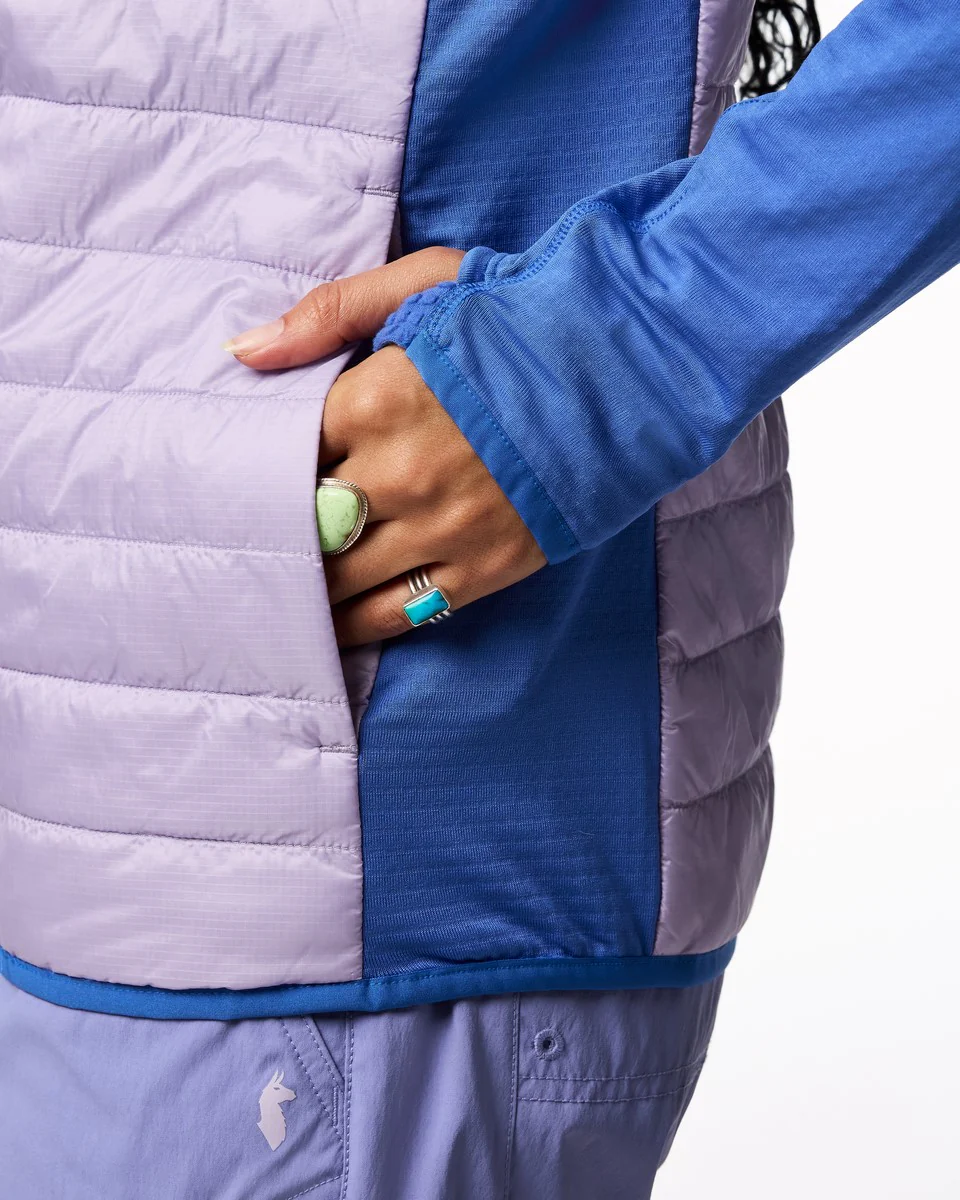 Capa Hybrid Insulated Jacket Azure And Moonbeam - Image 3