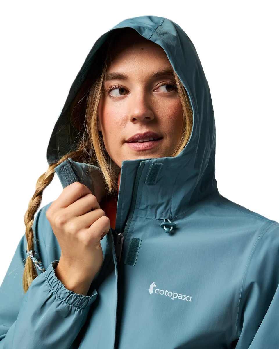 Rayu Rain Jacket Everglade And Tide Pool - Image 3
