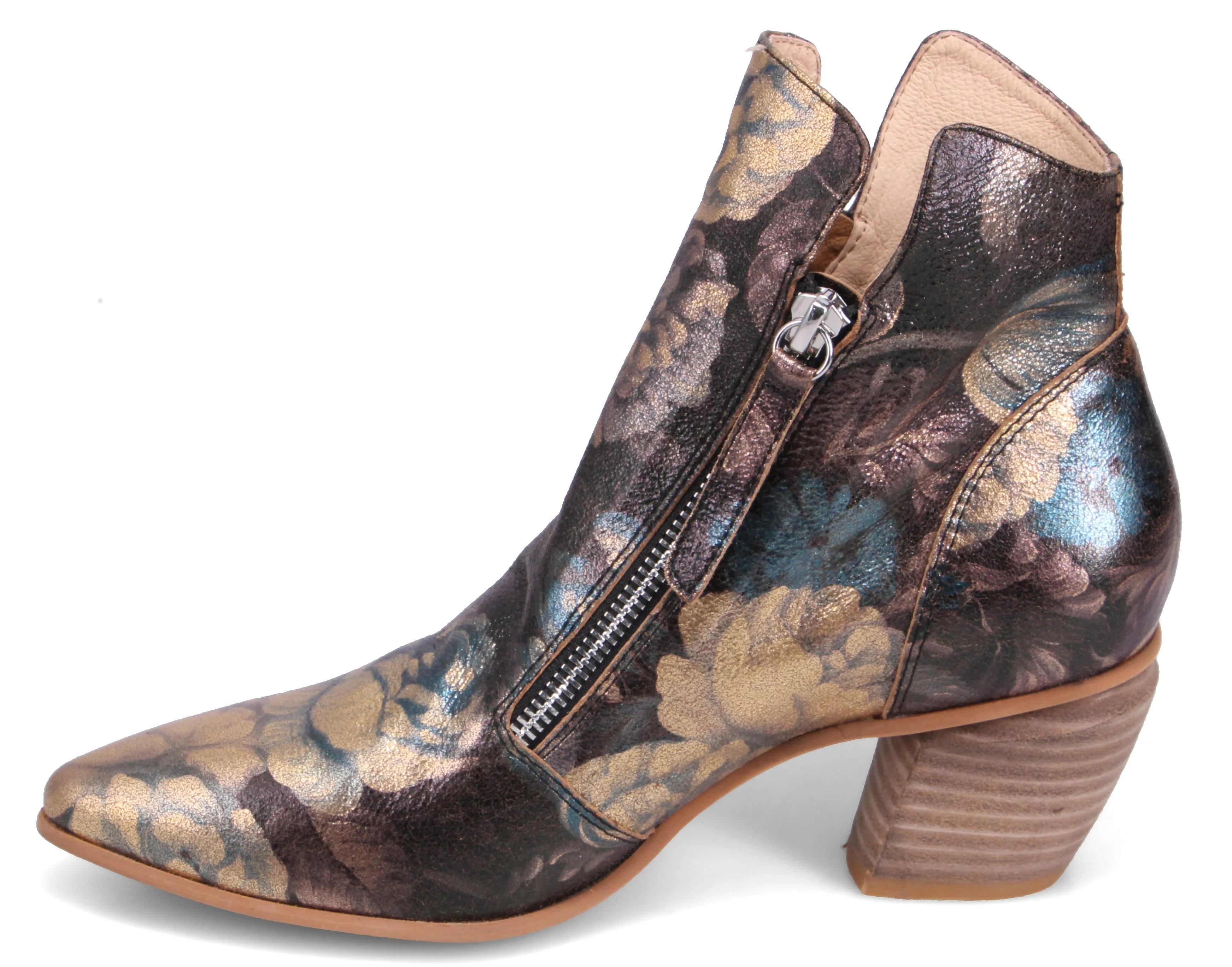 Jazzy Blue Metal Floral - Image 3