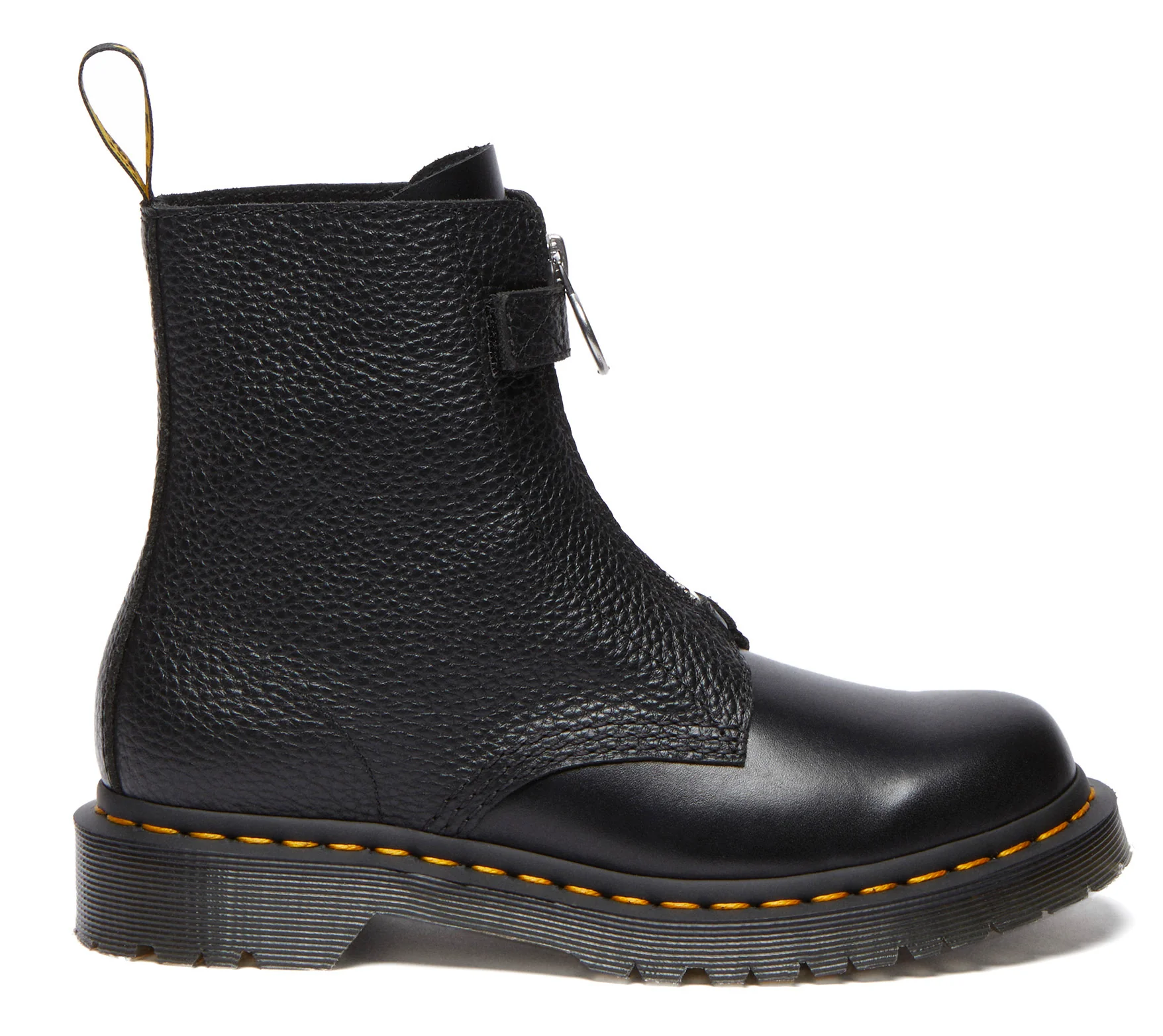 1460 Pascal Front Zip Black - Image 3