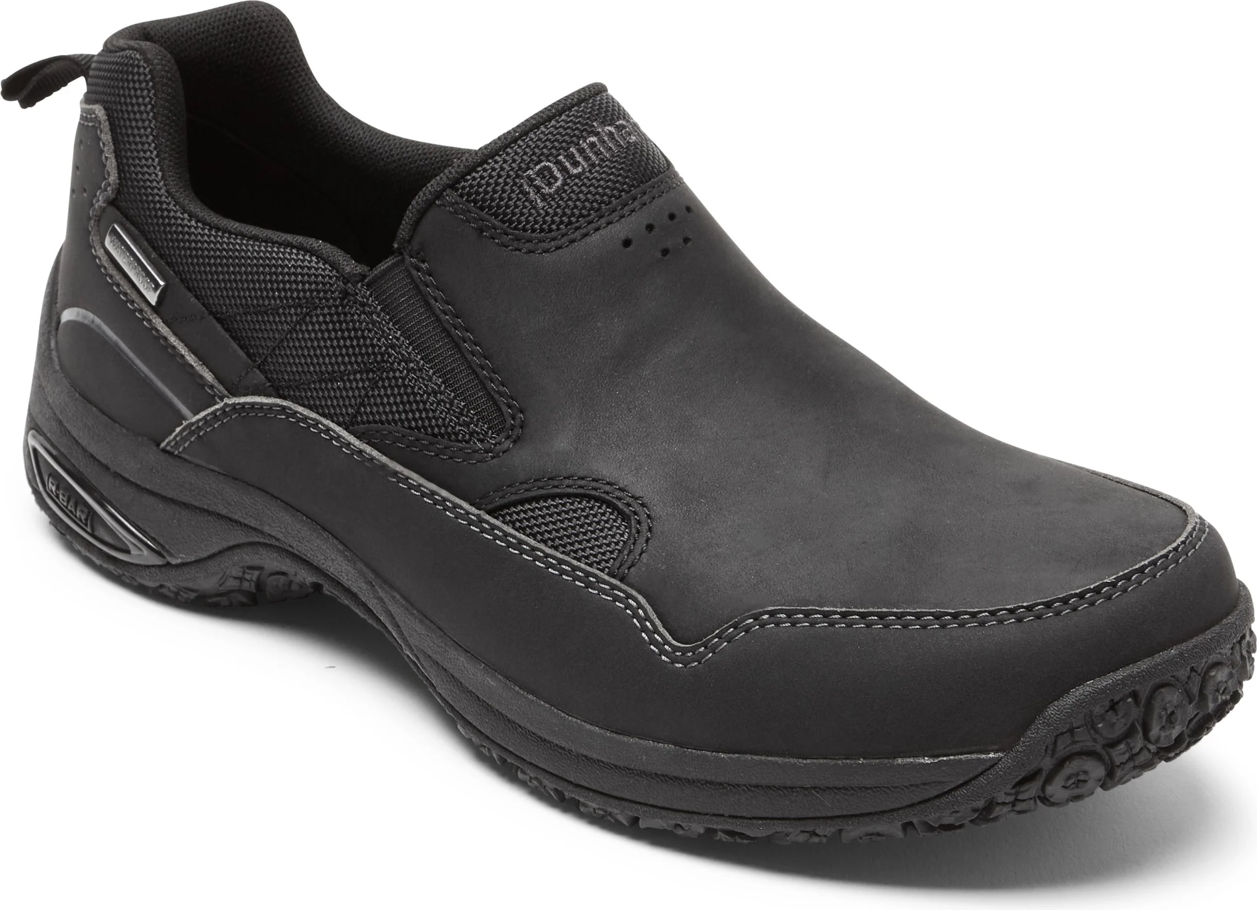 Cloud Plus Slip On Black Wide
