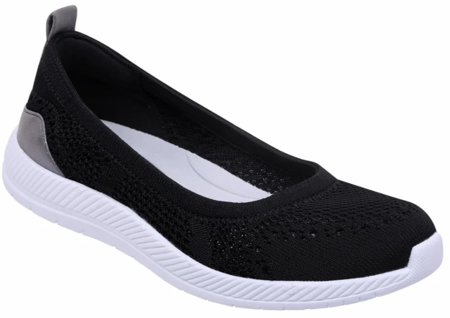Glitz2 - Jet Black - Stretch Engineered Knit Black