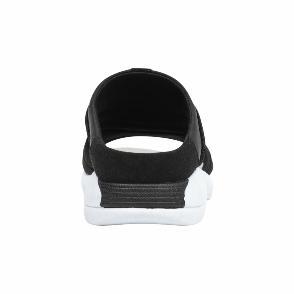 Traciee2 - Jet Black - Mesh - Micro Suede Black - Image 4