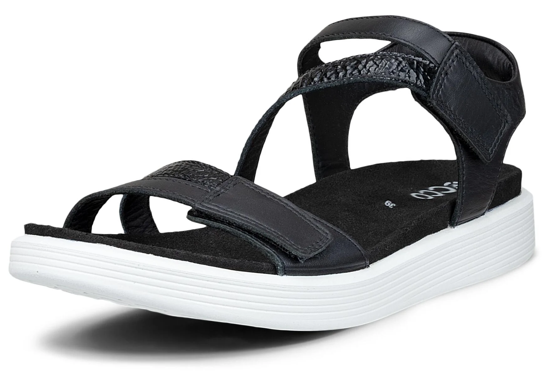 Soft Sandal 3 Strap Black - Image 2